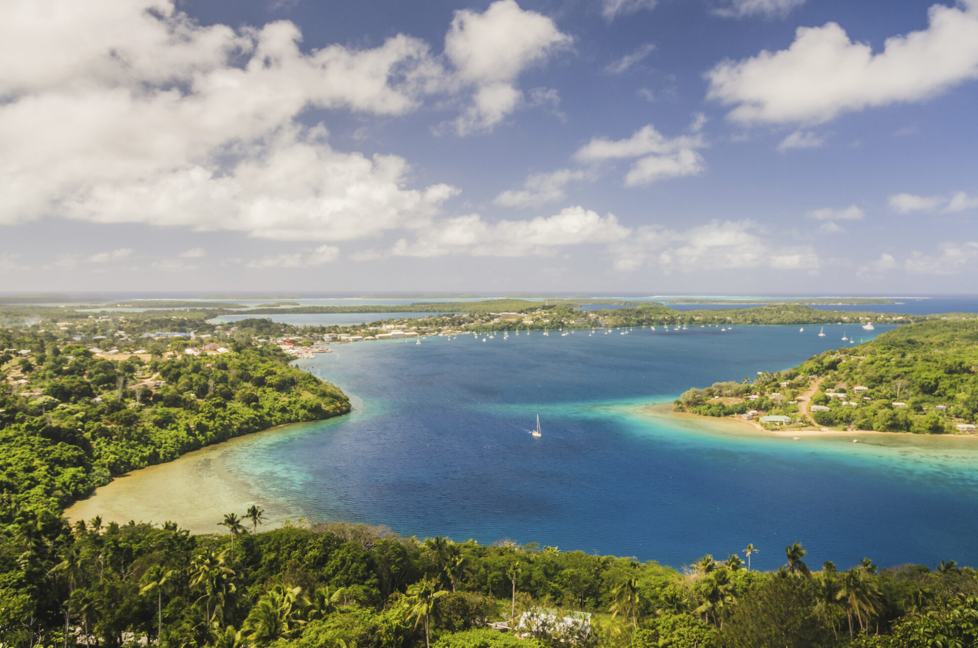 Luftansicht von Tonga
