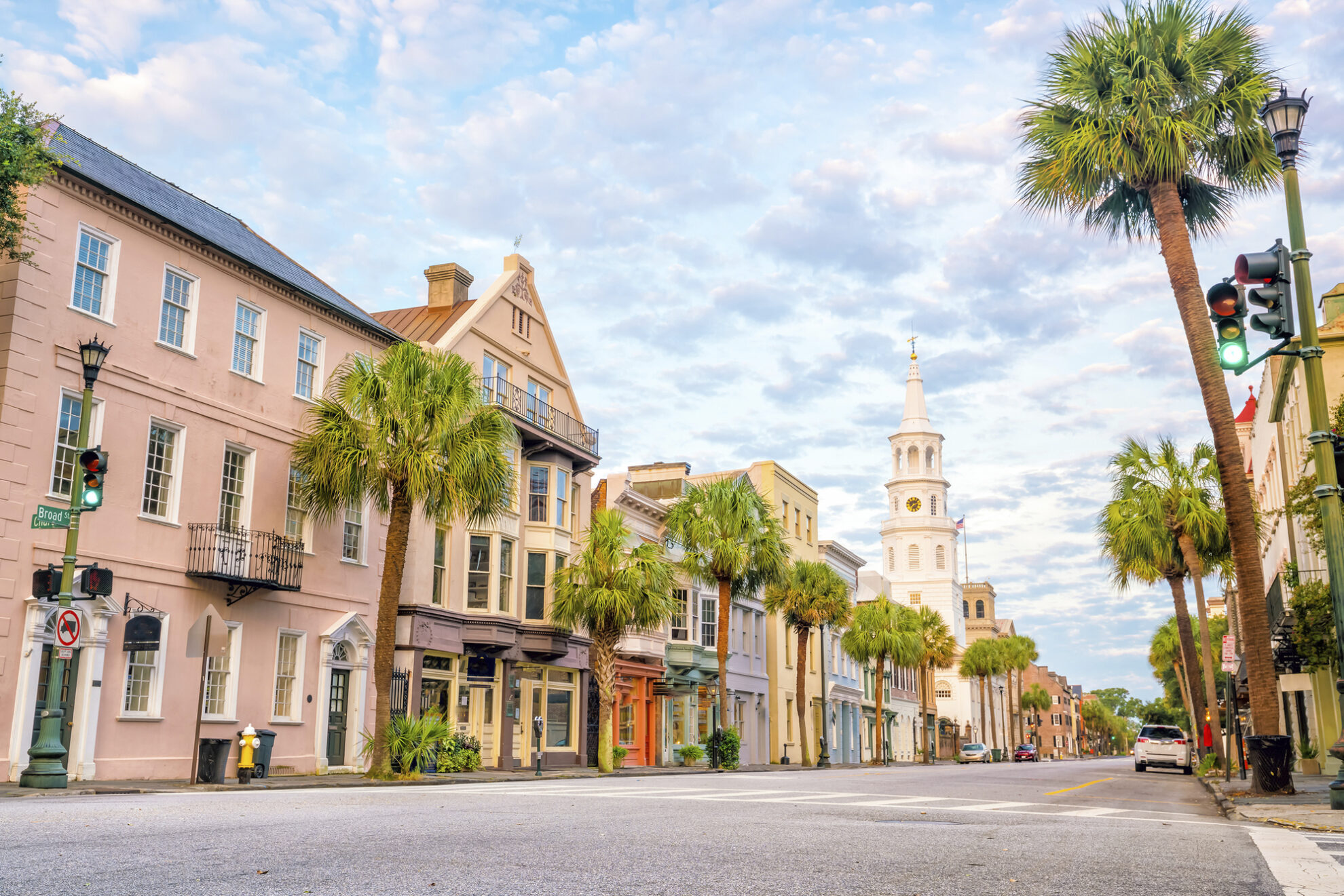 Stadtbild von Charleston, USA