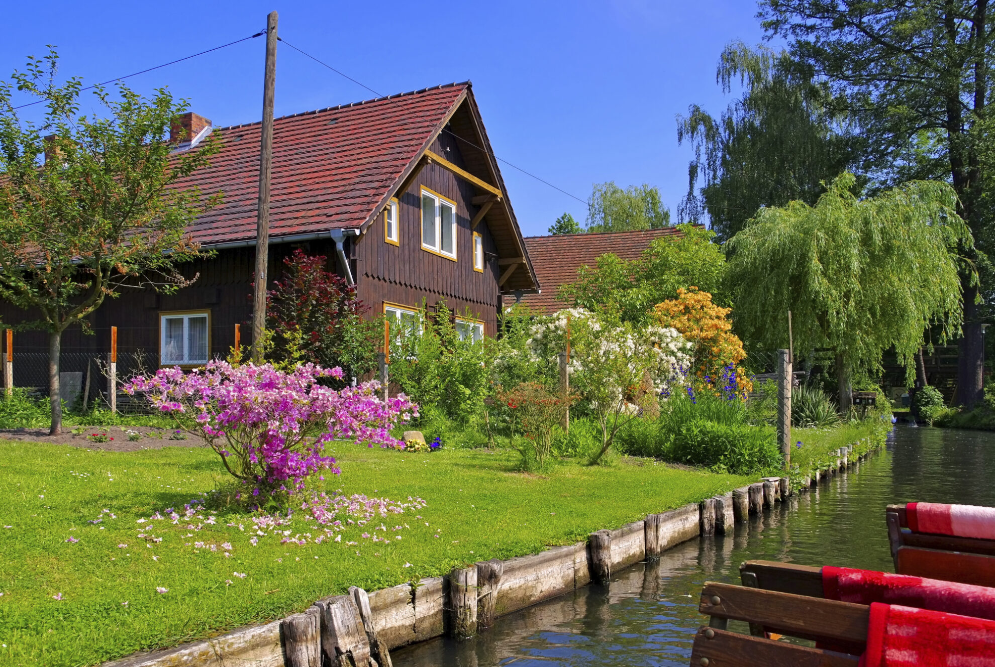 Haus im Spreewald, Deutschland