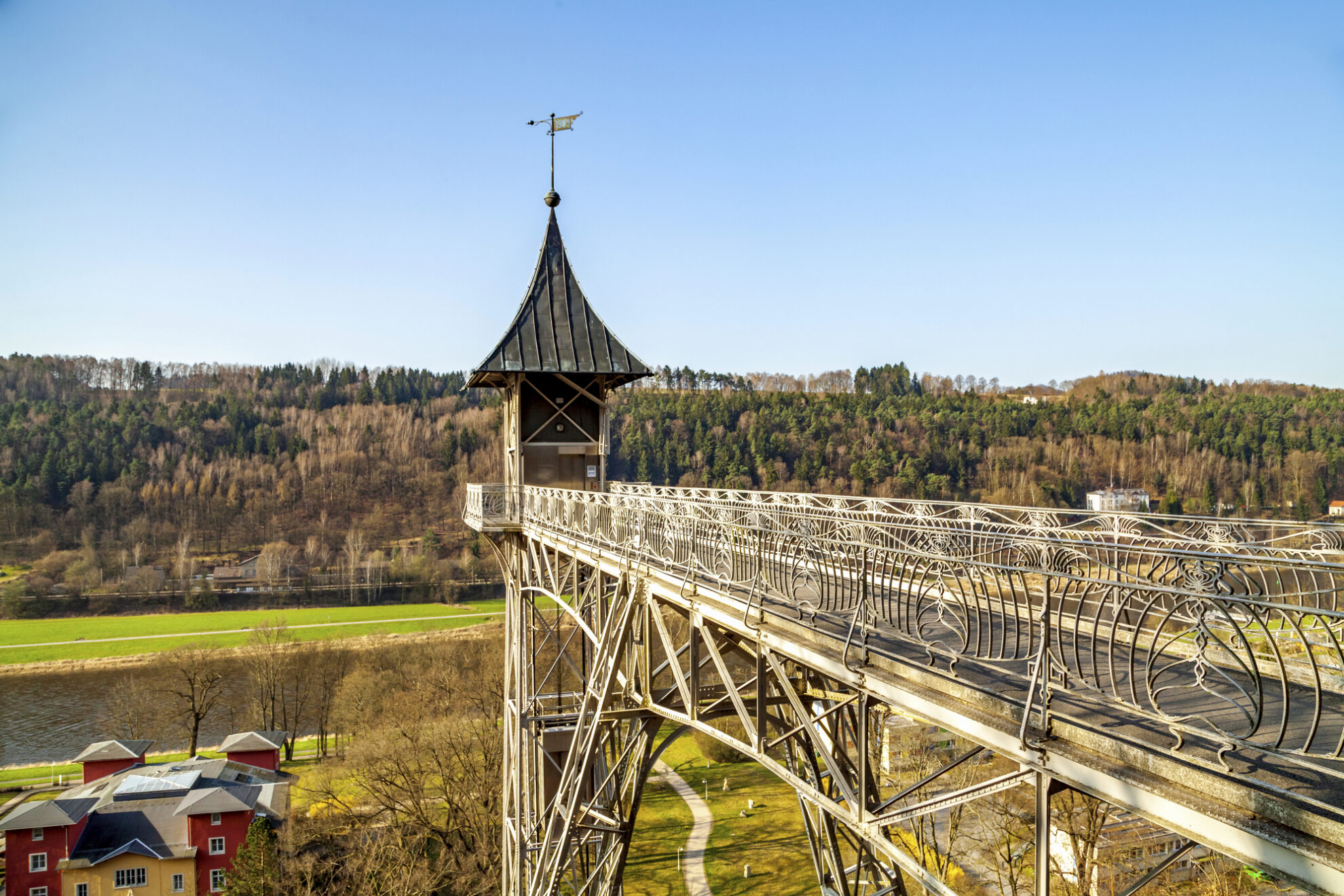 Bad Schandau an der Elbe, Deutschland