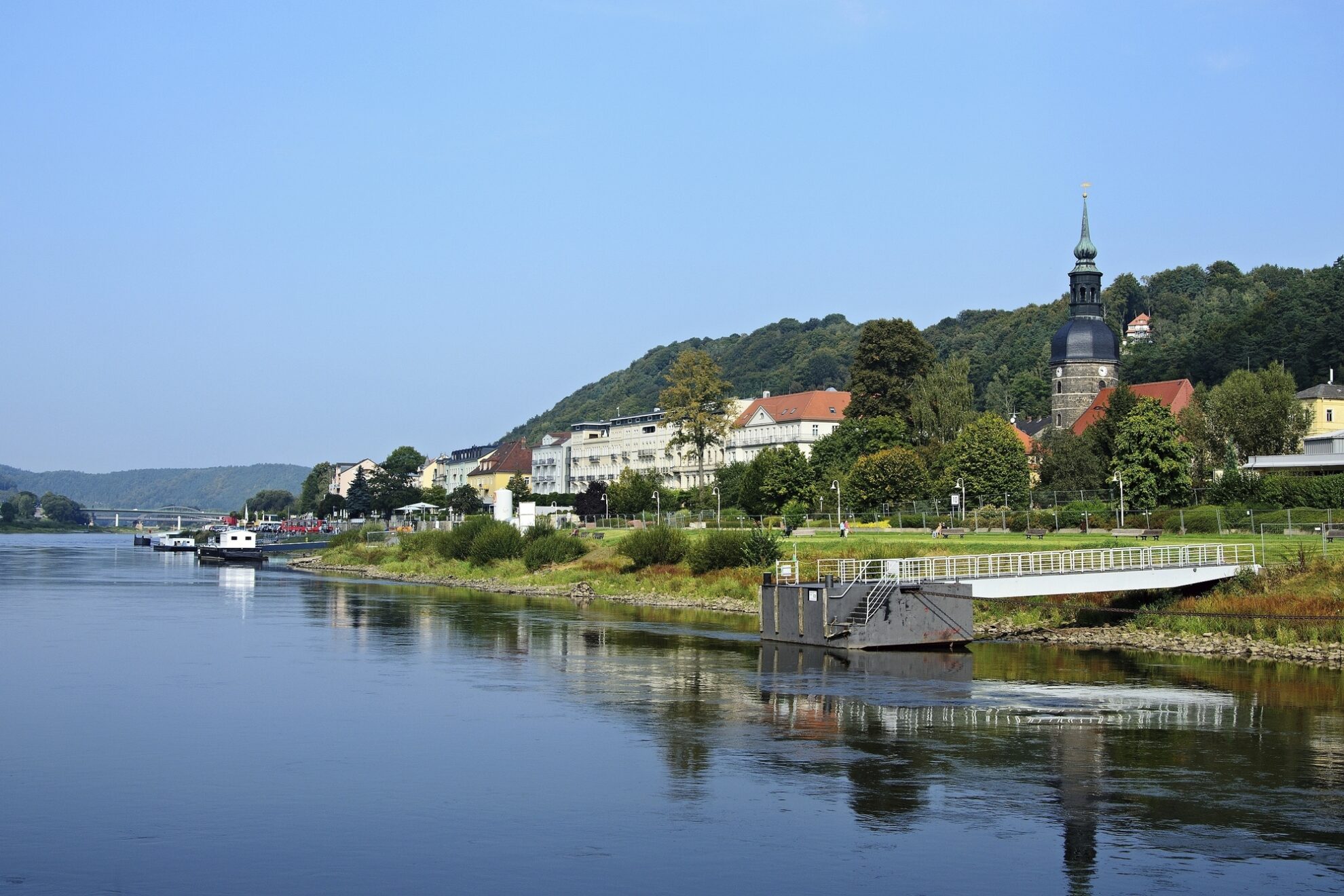 Bad Schandau an der Elbe, Deutschland