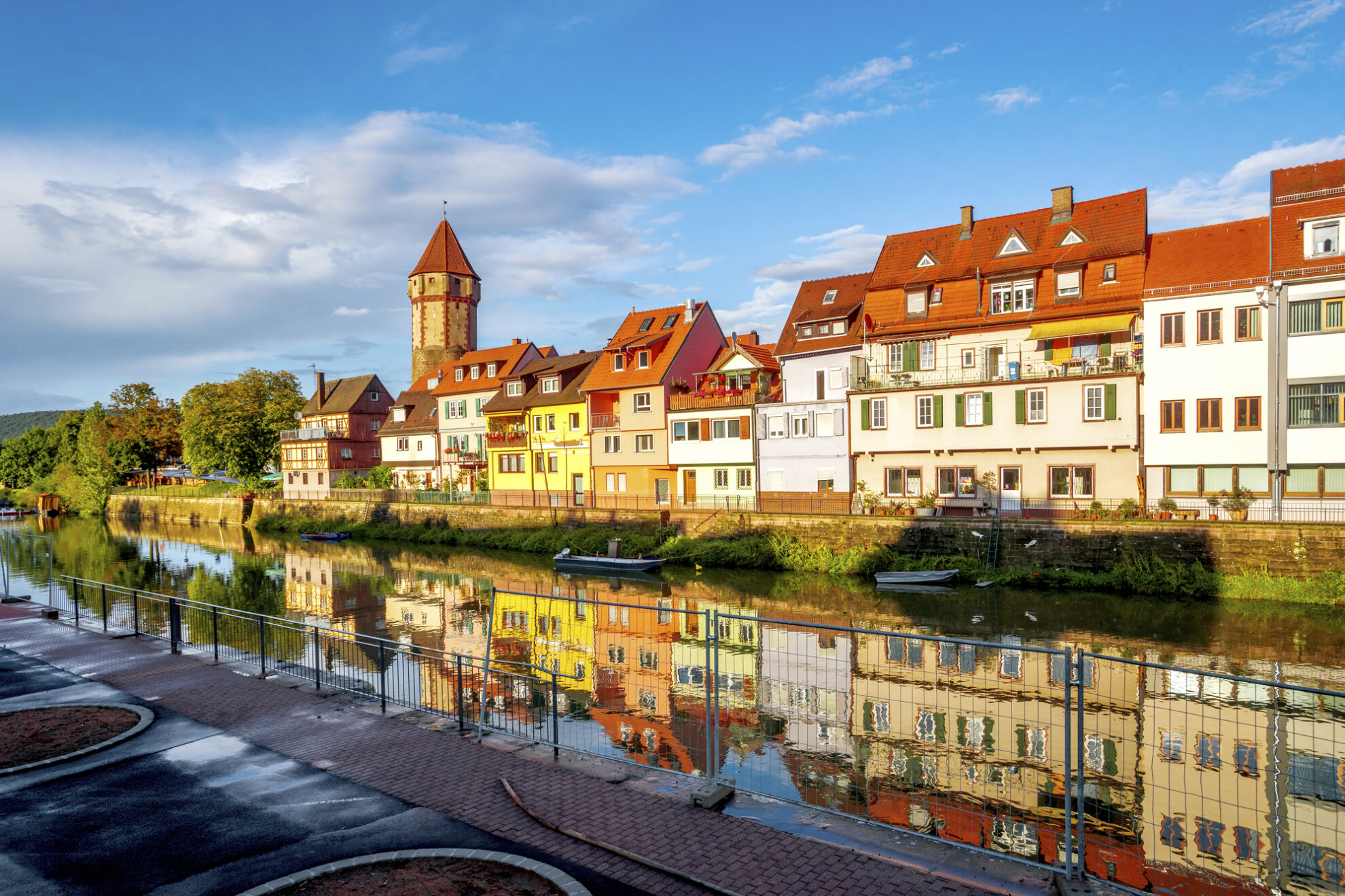 Haeuser in Wertheim, Deutschland