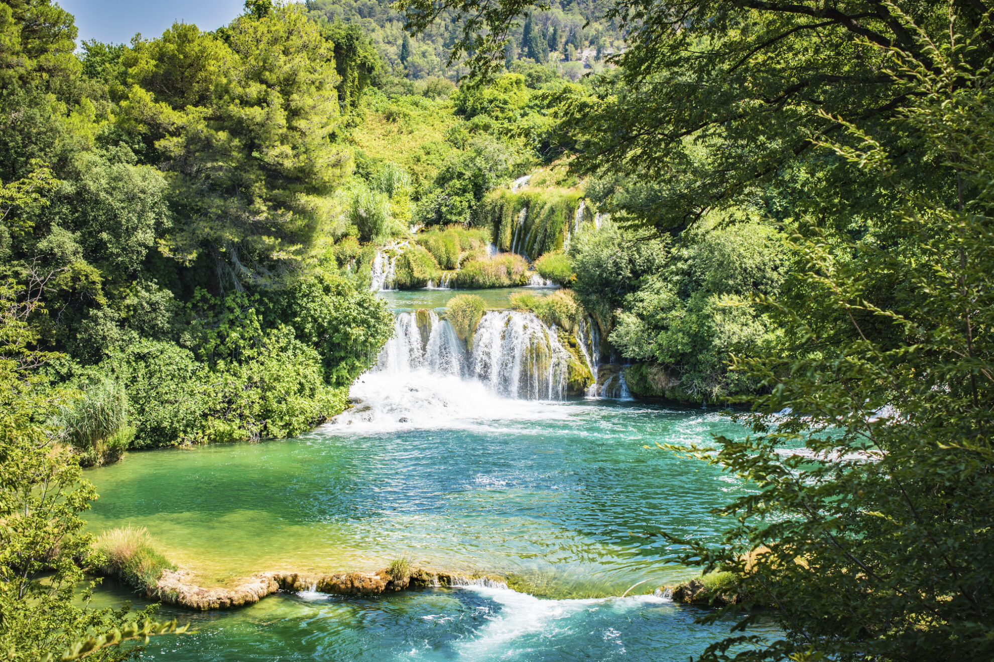 Krka Nationalpark in Zadar, Kroatien