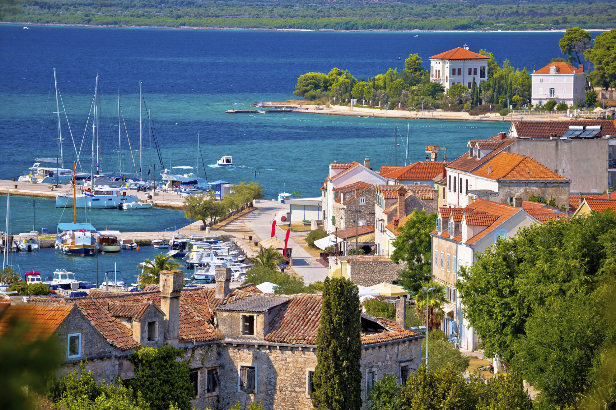 Fosa Hafen von Zadar, Kroatien