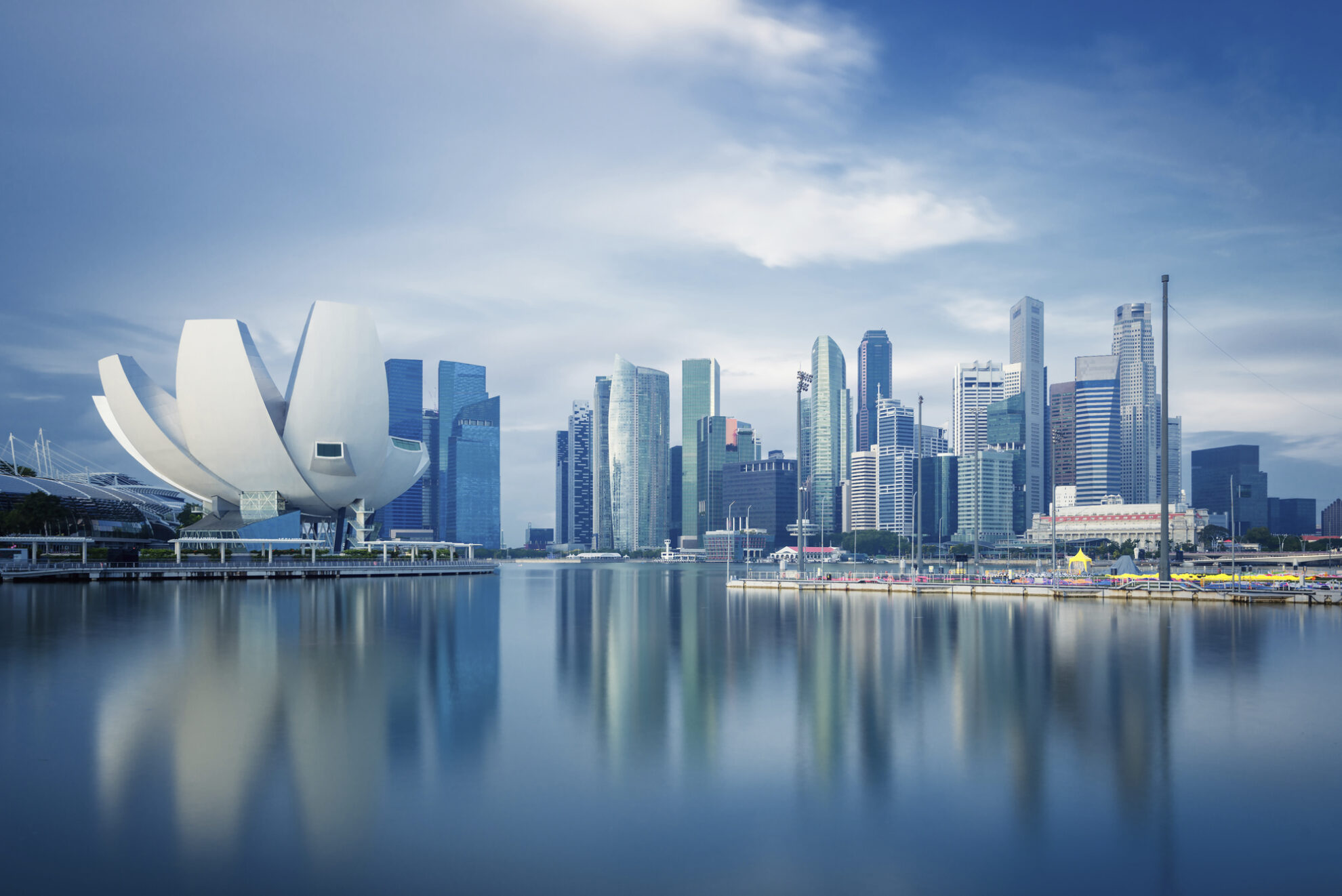 Skyline von Singapur