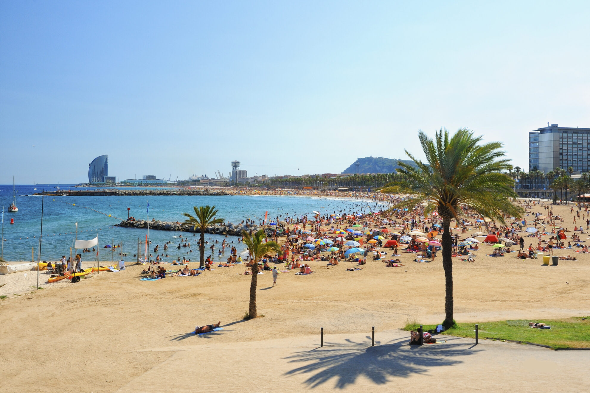 Barcelona Strand, Spanien