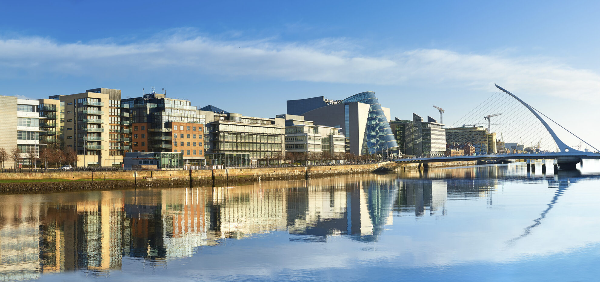 Fluss Liffey in Dublin, Irland