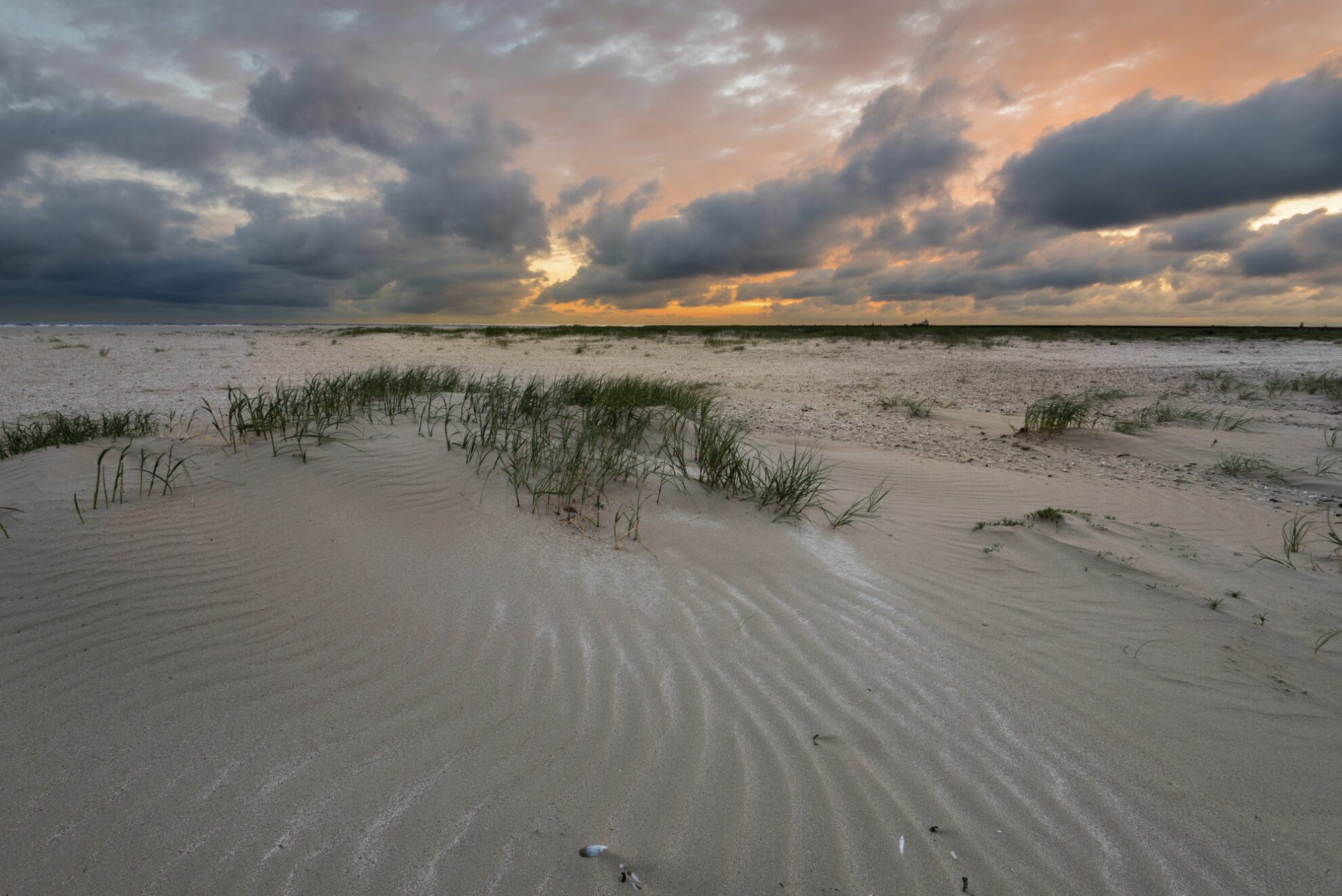 Ijumuiden Strand in Amsterdam, Niederlande