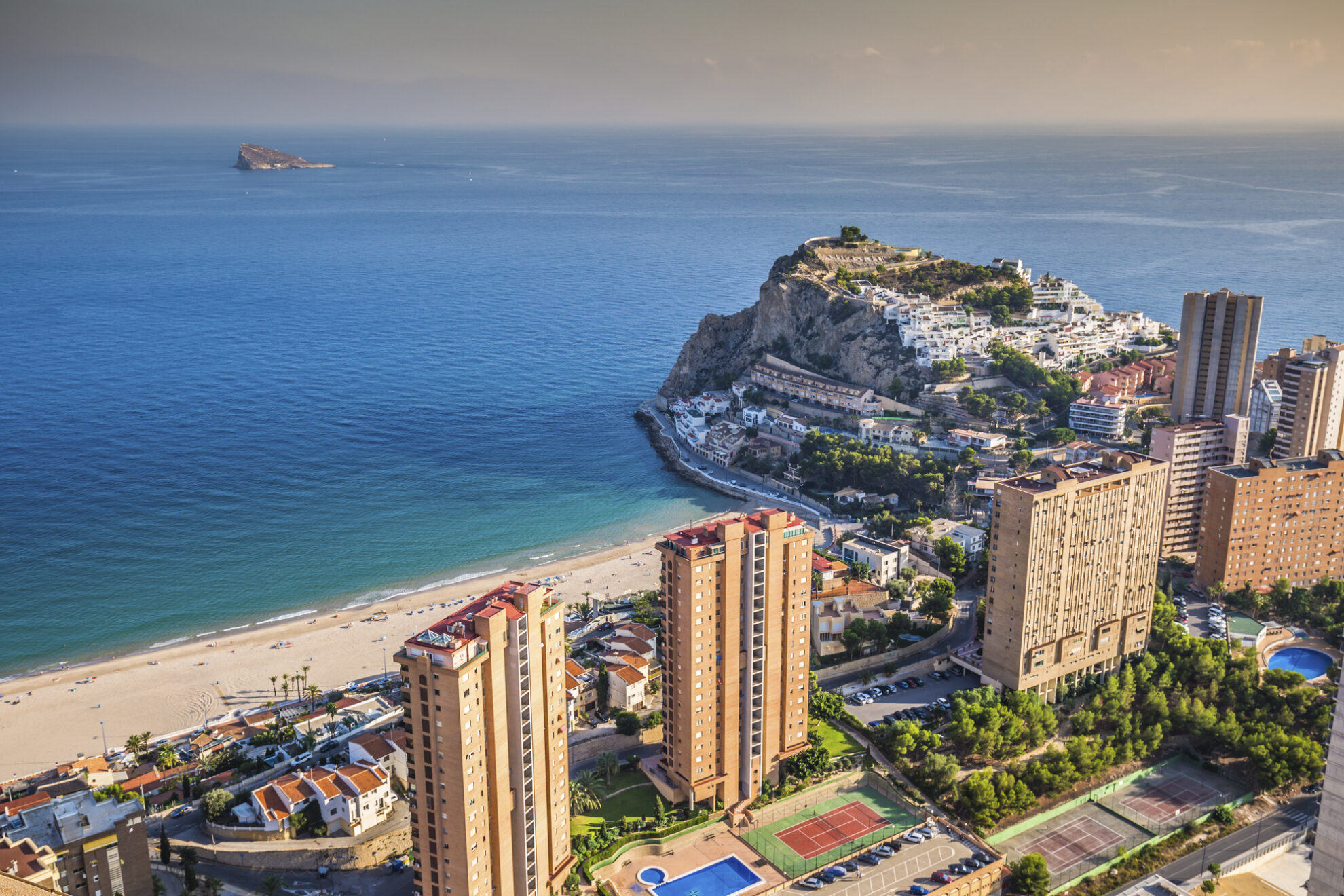 Levante Strand in Benidorm, Spanien