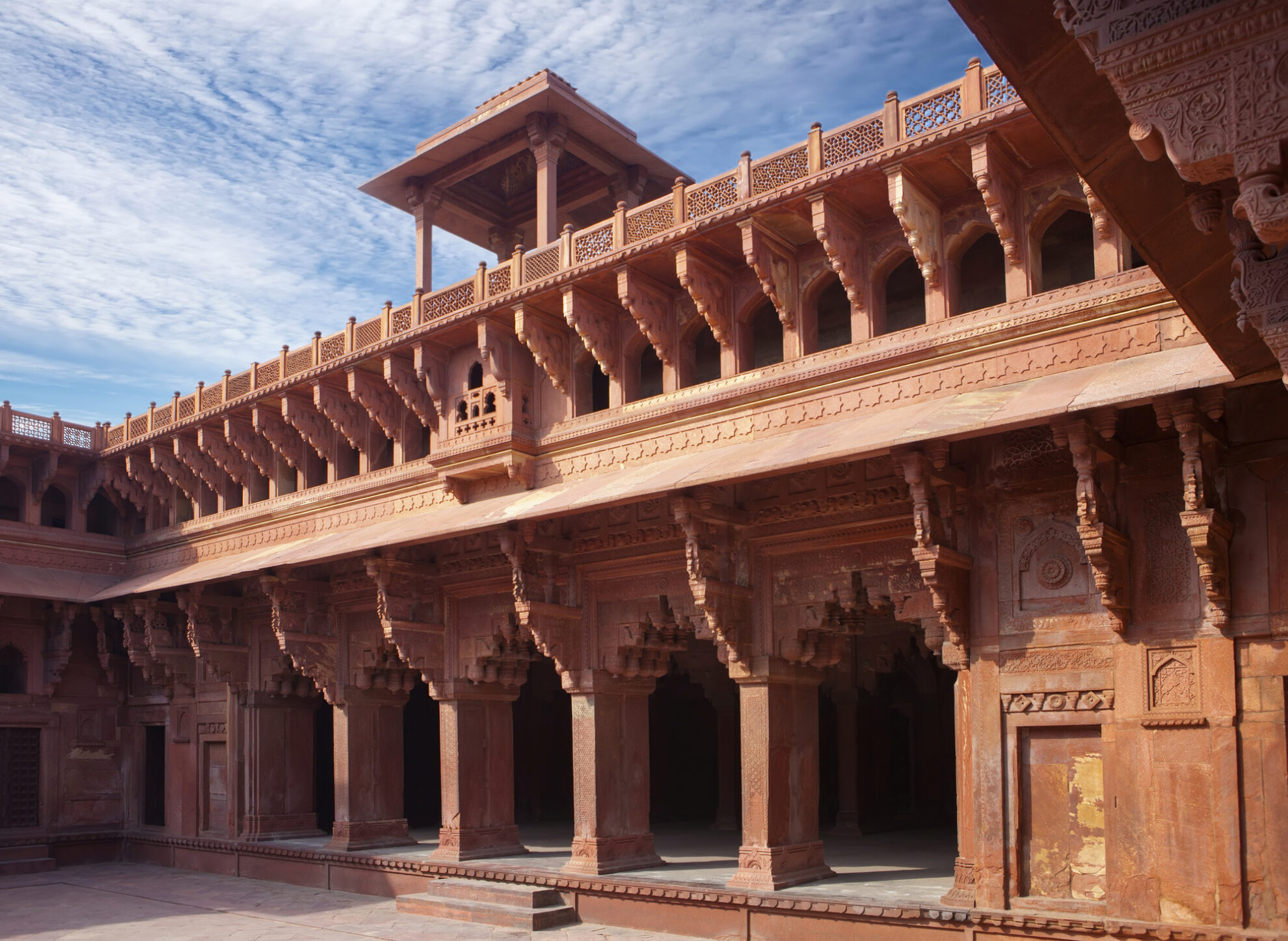 Festungs- und Palastanlage Rotes Fort in Agra, Indien