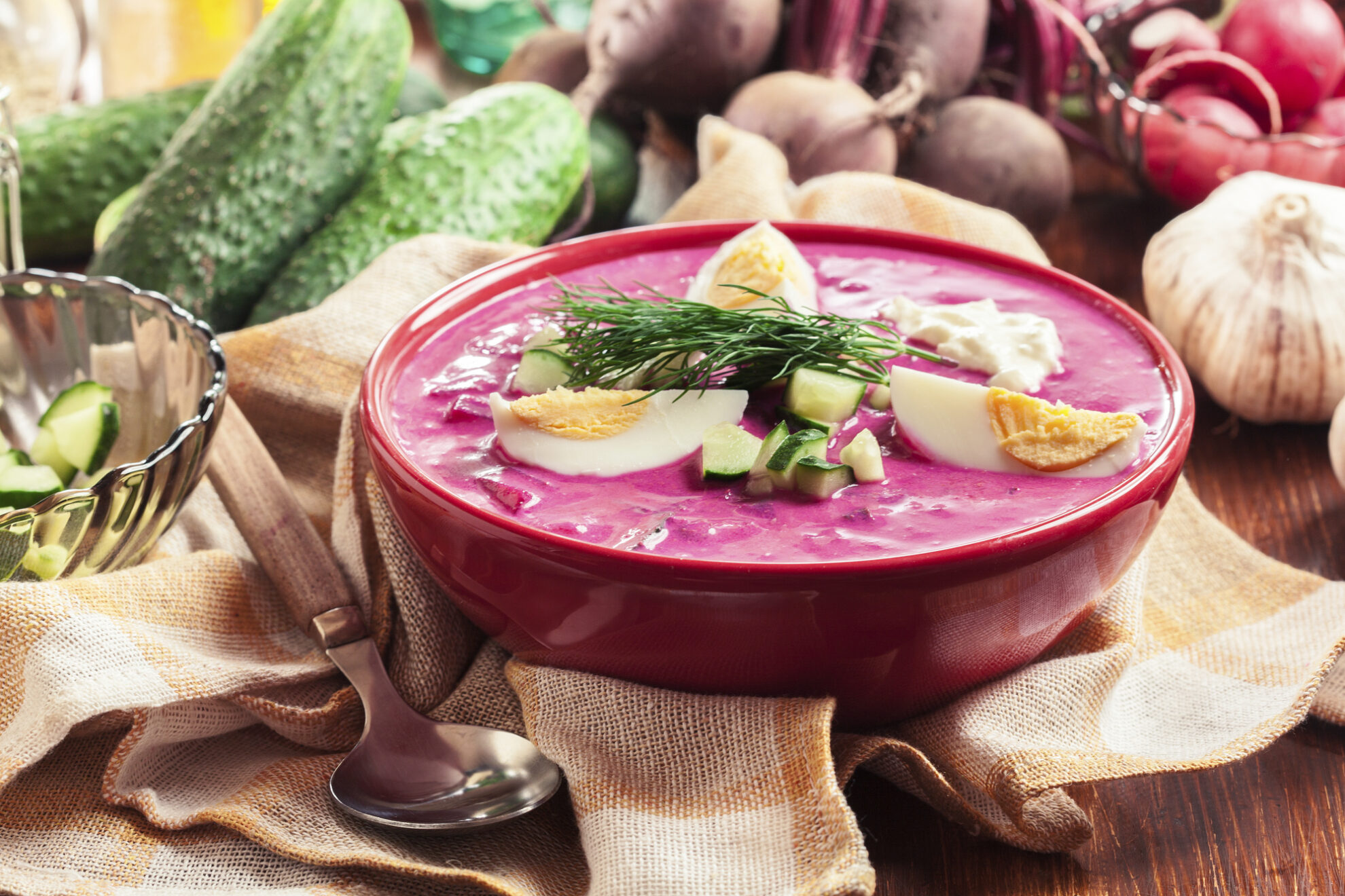 Auch in Lettland sehr beliebt: der Borschtsch