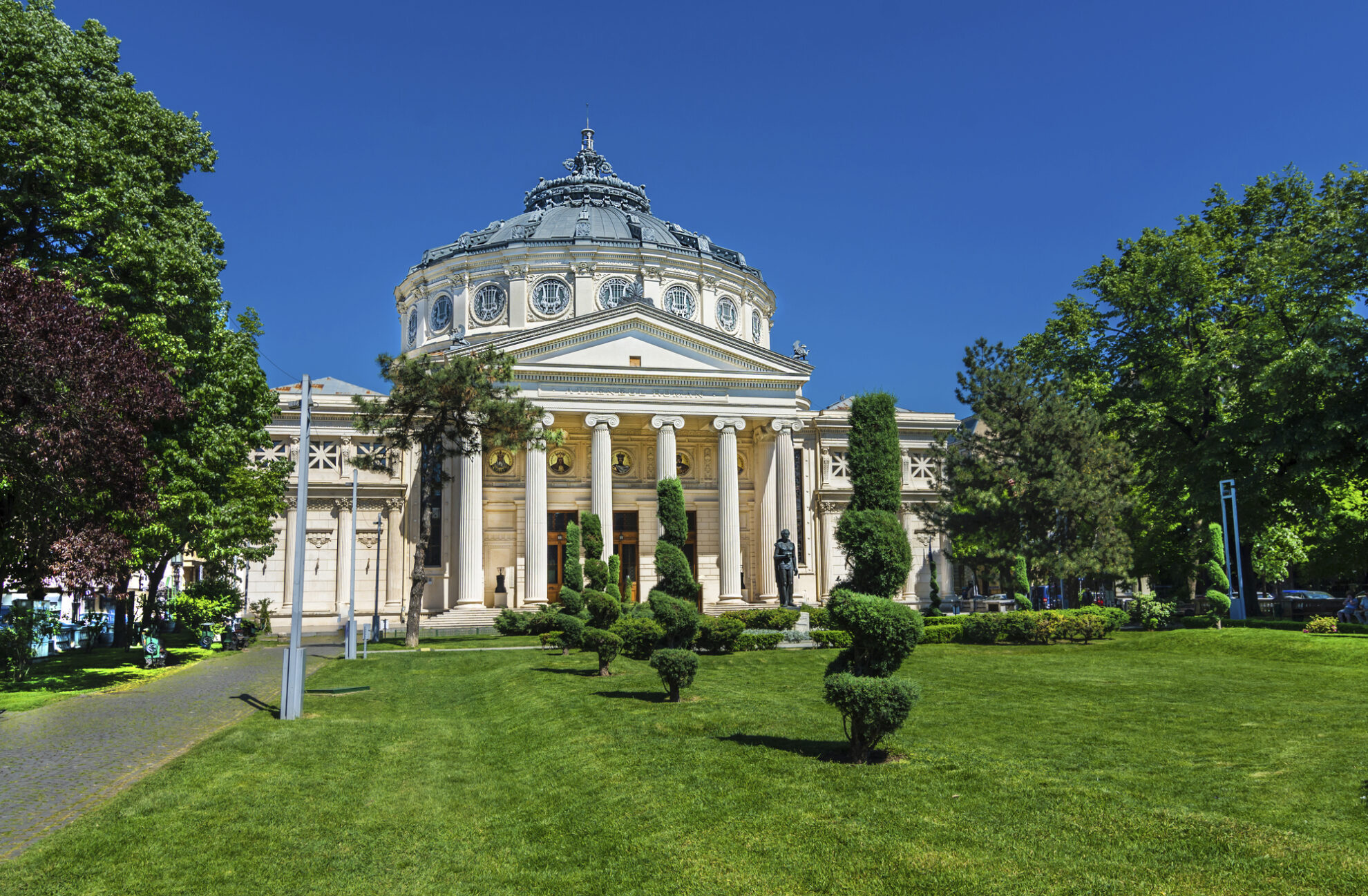 Das Atheneum in Bukarest, Rumänien