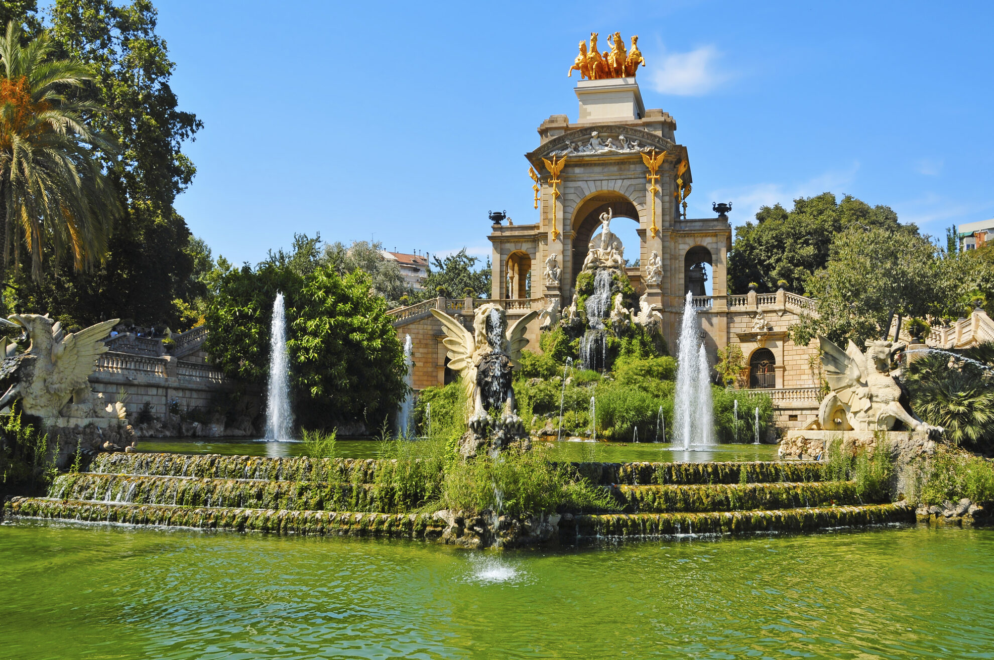 Park de la Cuitadella in Barcelona, Spanien