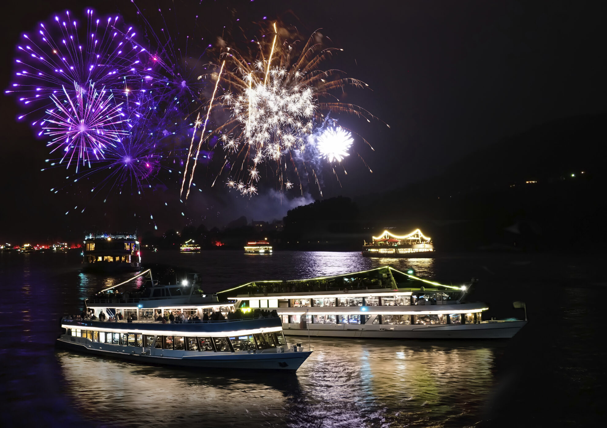 Rhein in Flammen, Deutschland