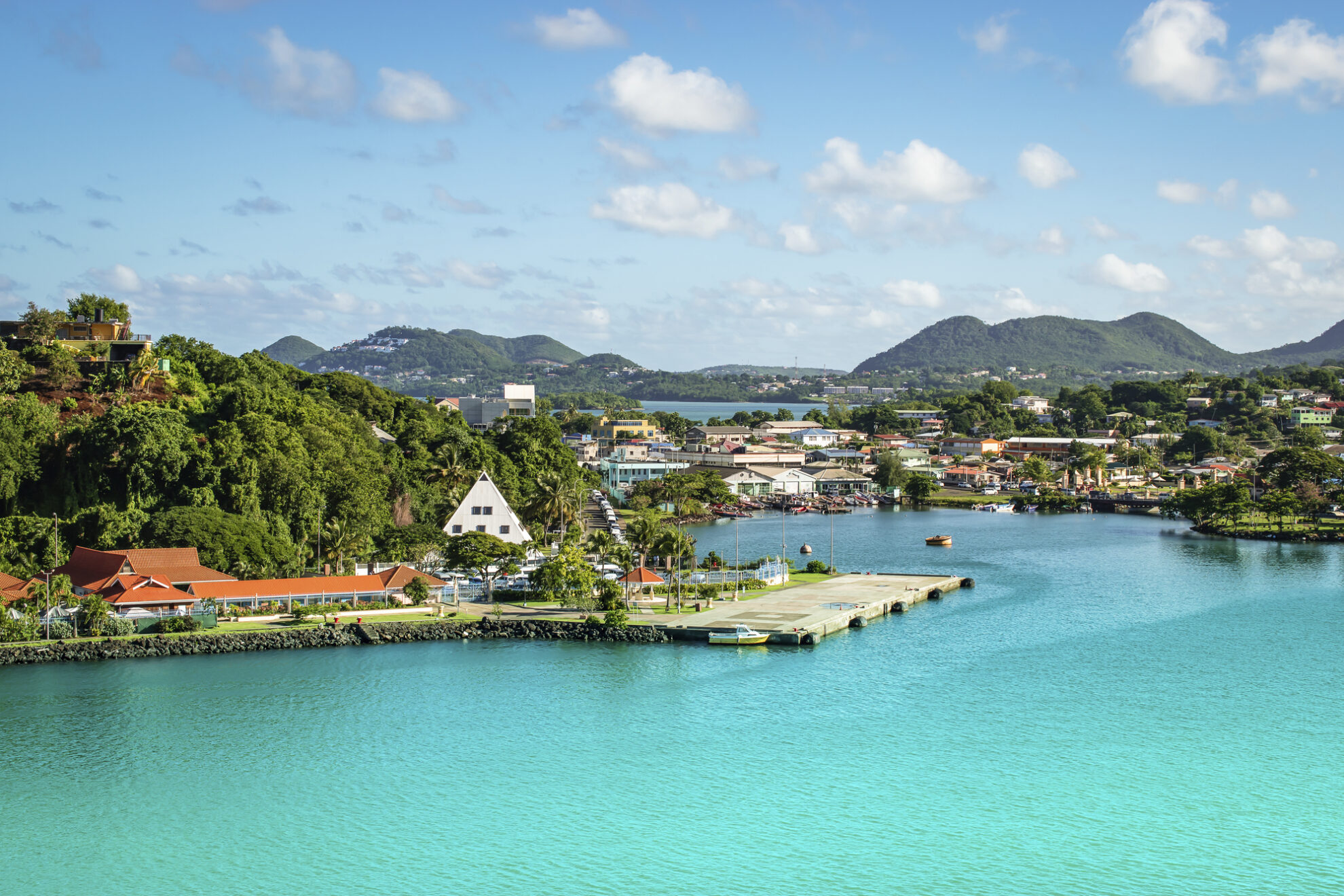 Castries Hafen, St.Lucia