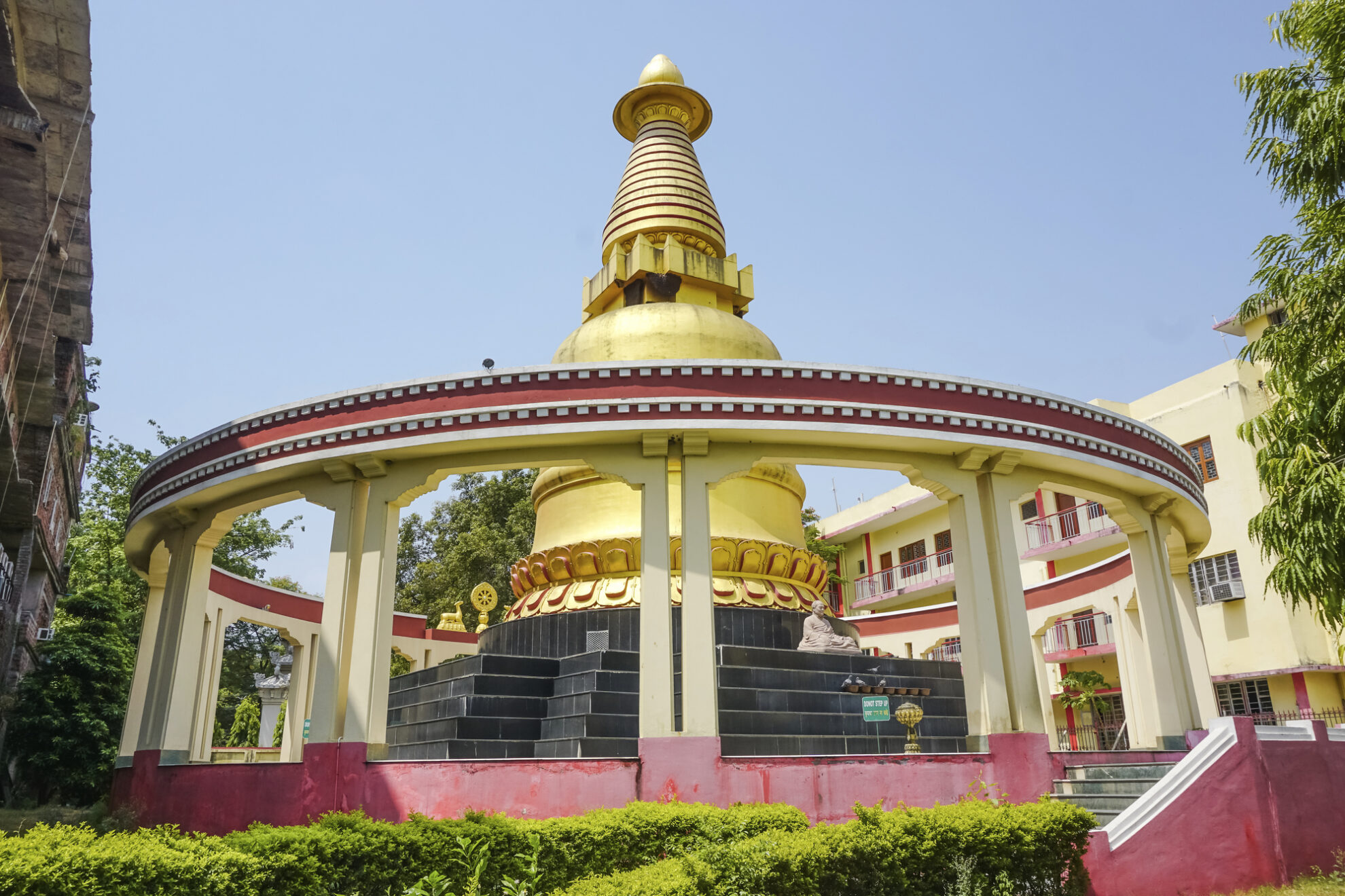 Goldene Pagode in Bodhgaya, Indien