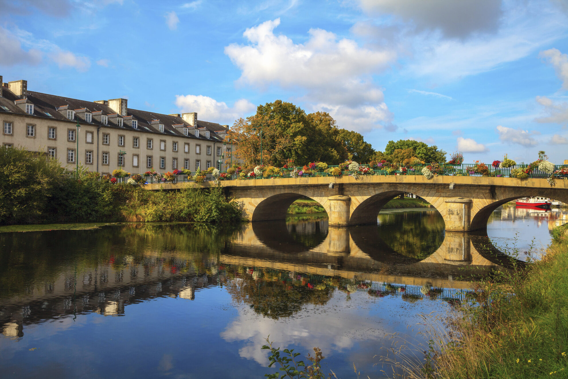Kanalbruecke Brest, Frankreich