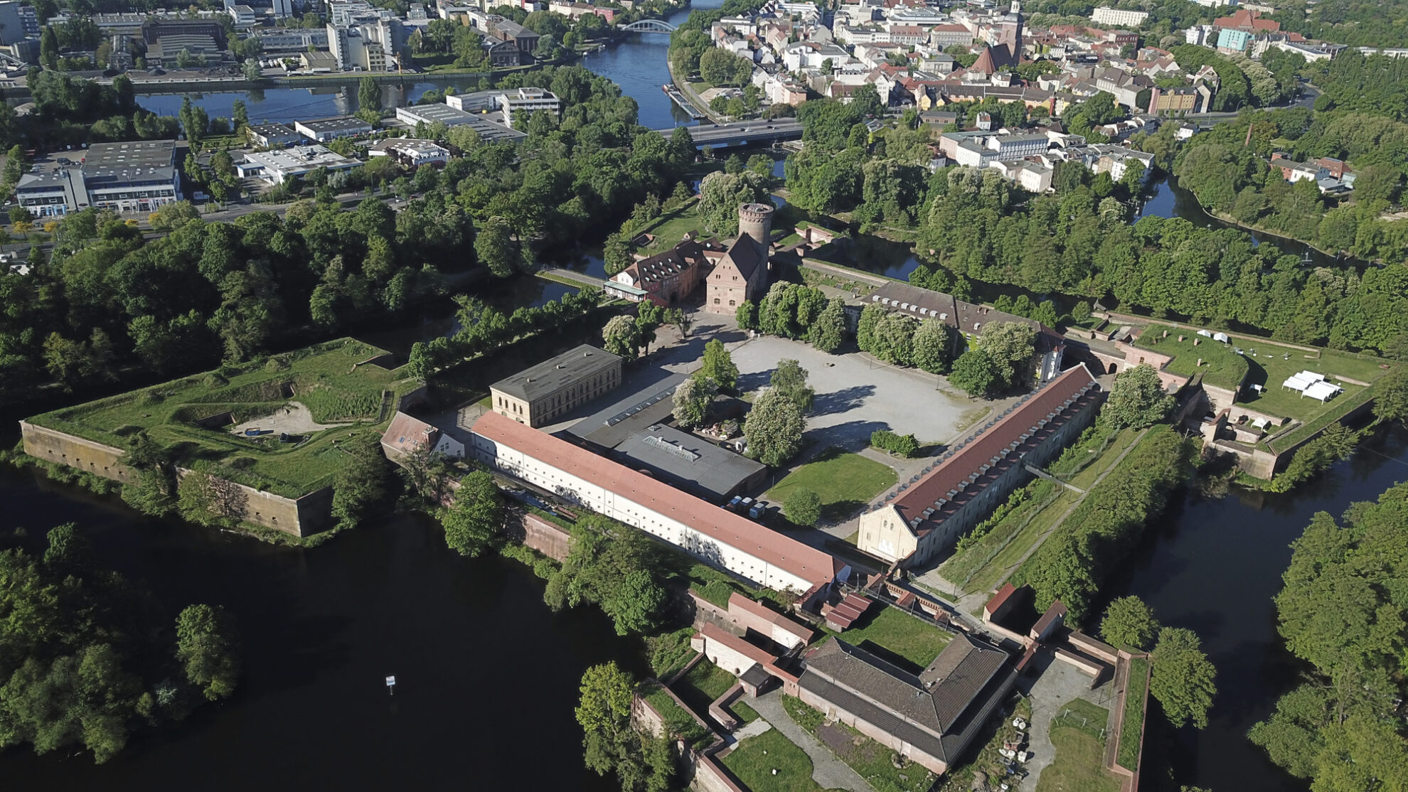 Luftaufnahme Berlin Zitadelle, Deutschland