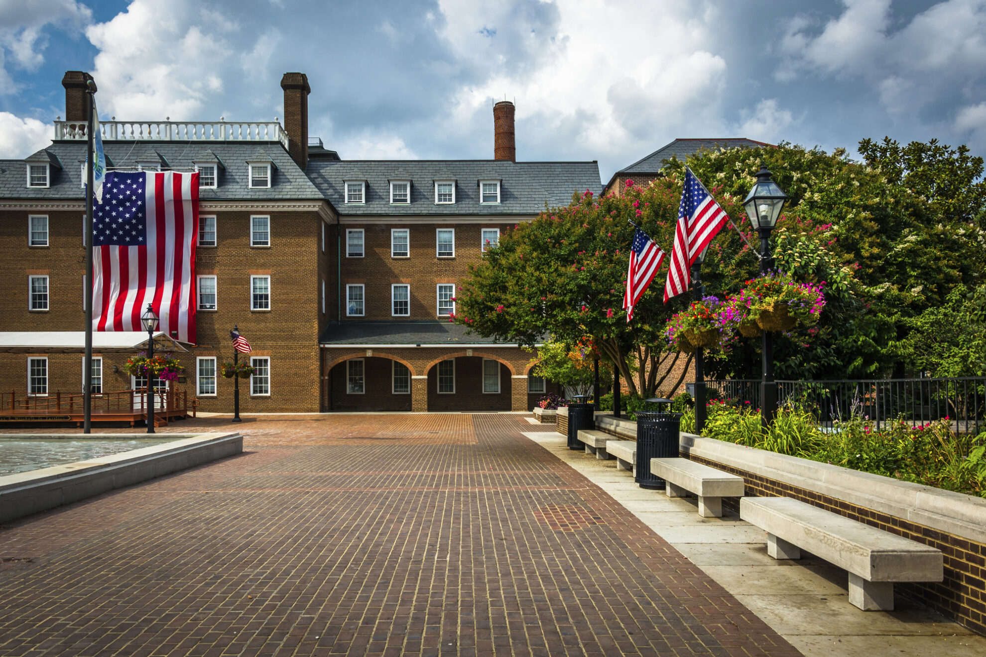 Rathaus in Alexandria, USA