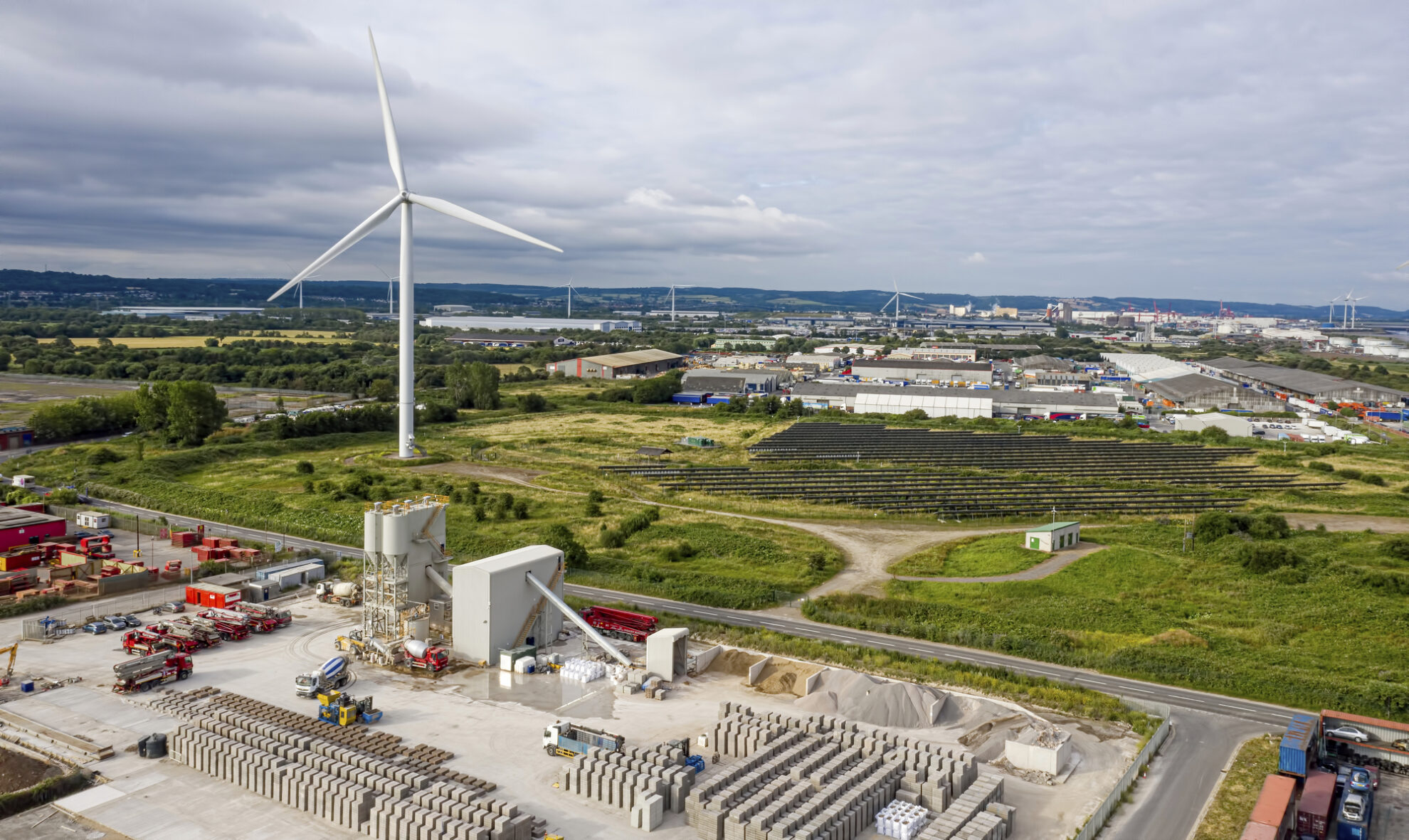 Avonmouth Windmuehlen, England