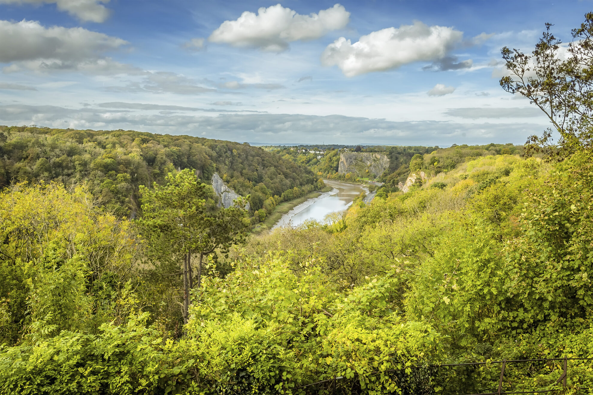 Landschaft von Avonmouth, England