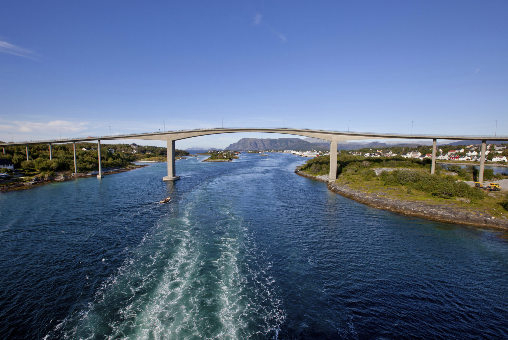 Brücke von Bronnoysund, Norwegen