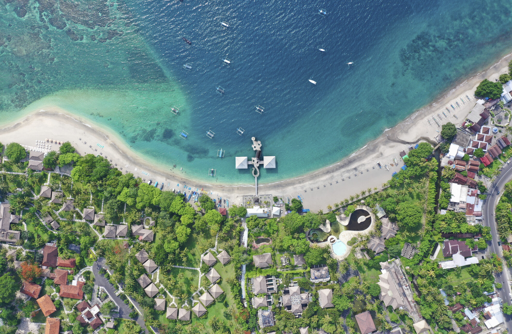 Senggigi Strand, Indonesien