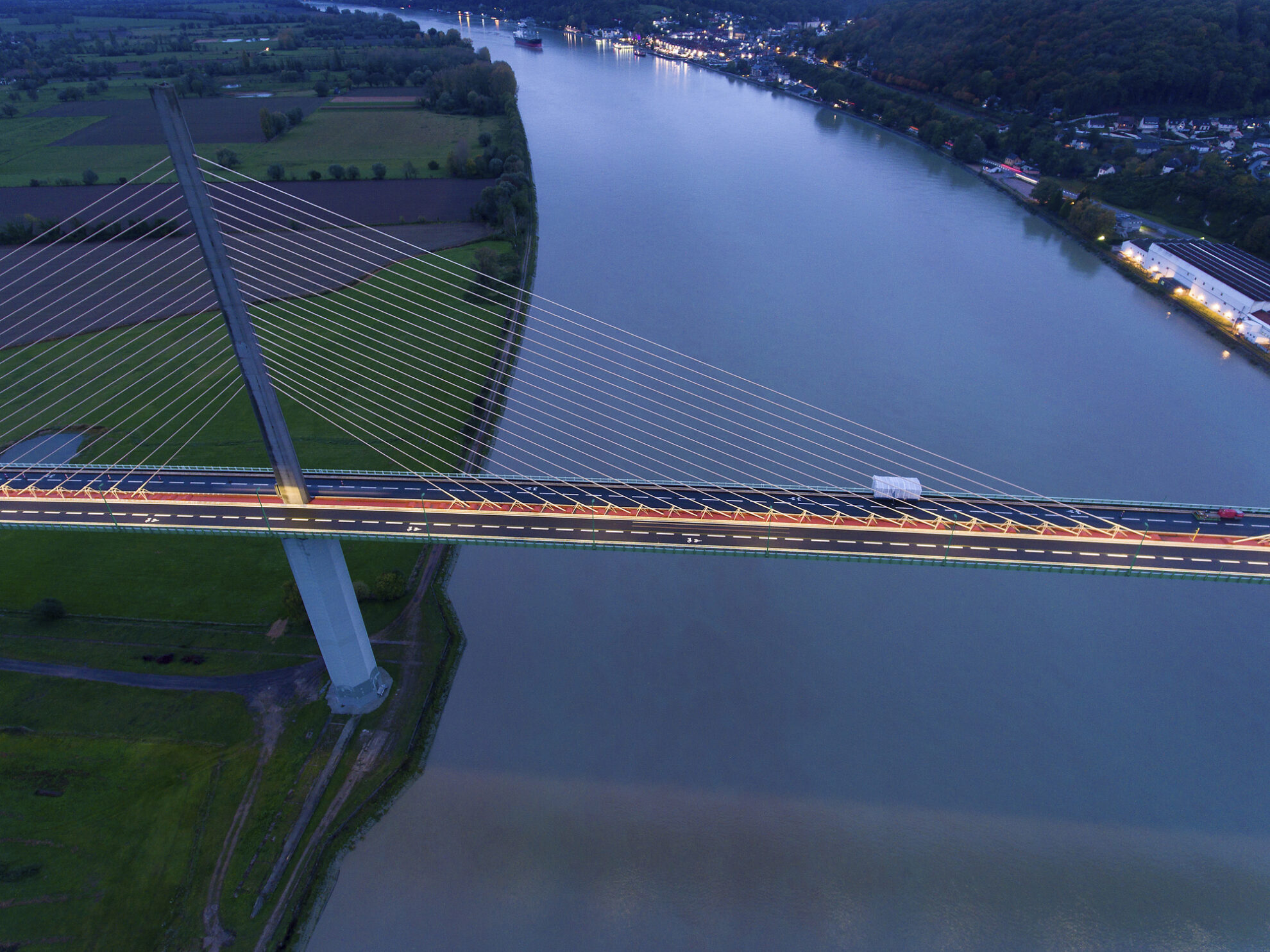 Brotonne Bruecke, Frankreich