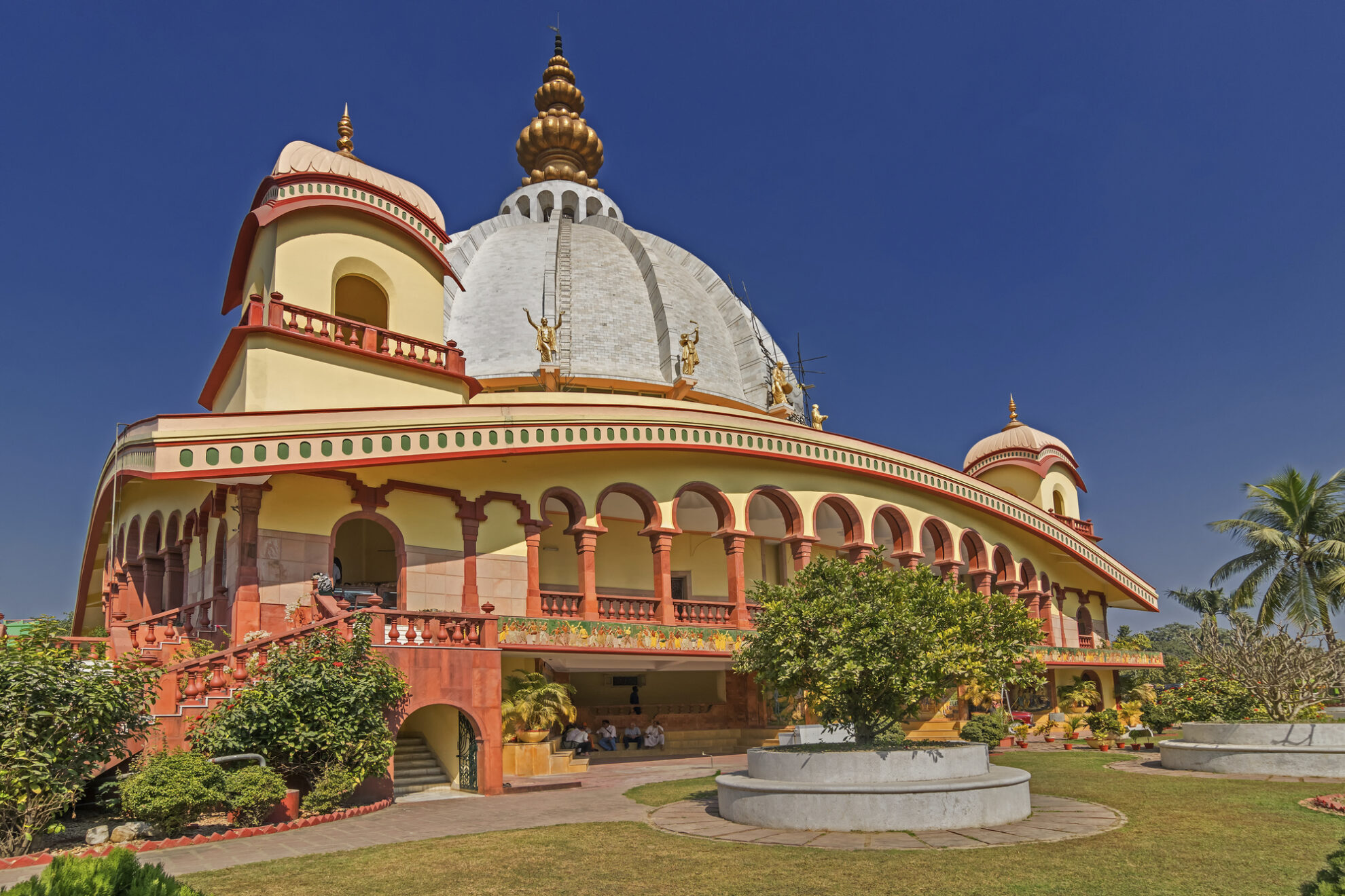 Hare Krishna Tempel in Mayapur, Indien