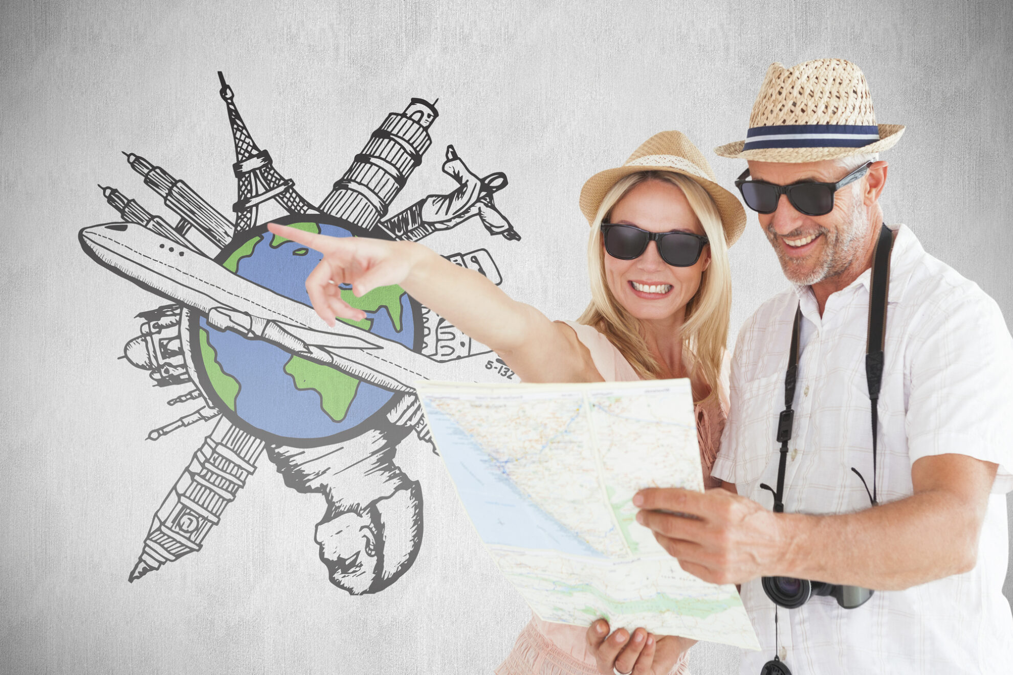 Weltkugel, Menschen, Globus