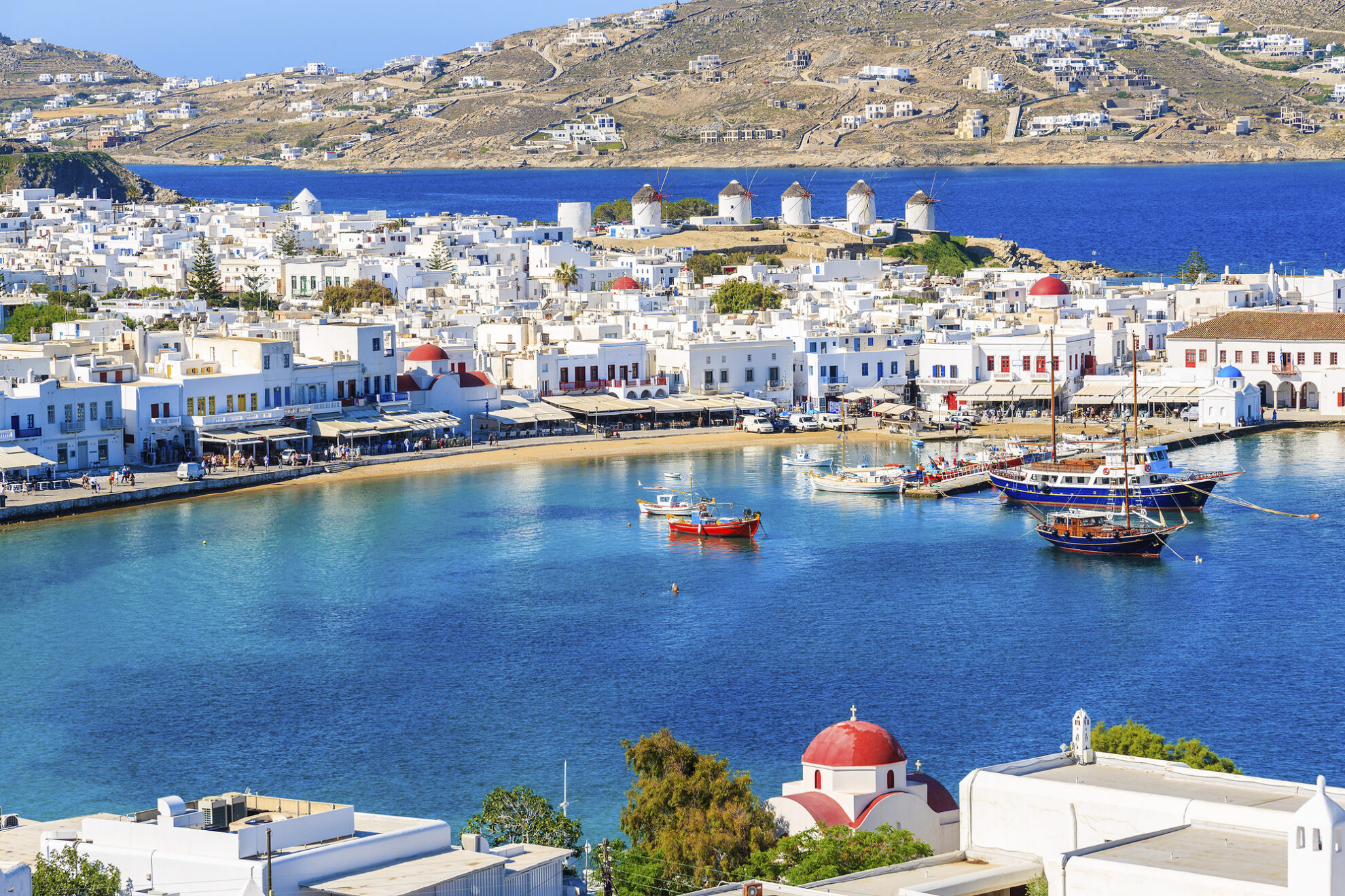 Hafen von Mykonos