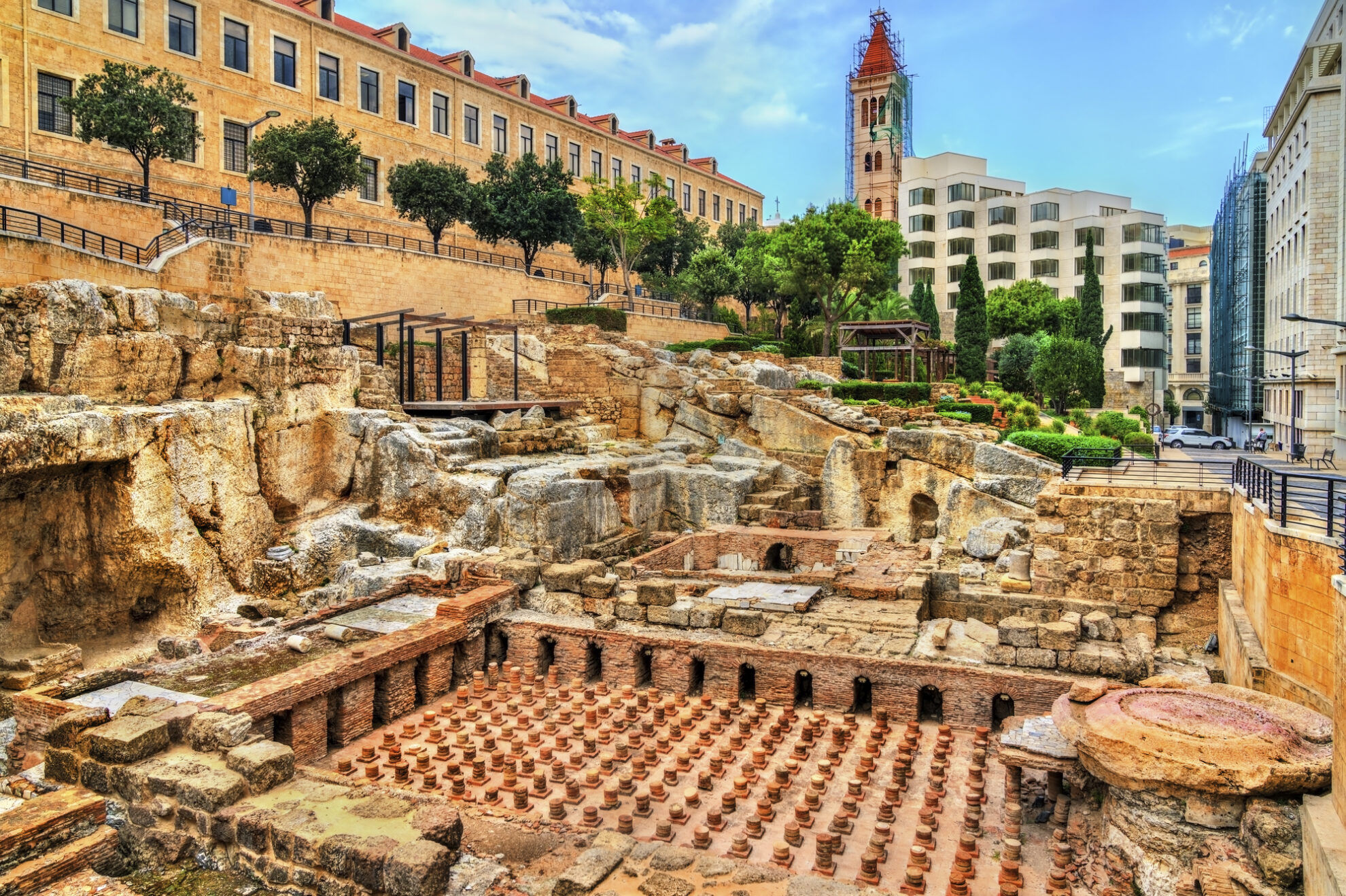 Roemerbaeder in Beirut, Libanon