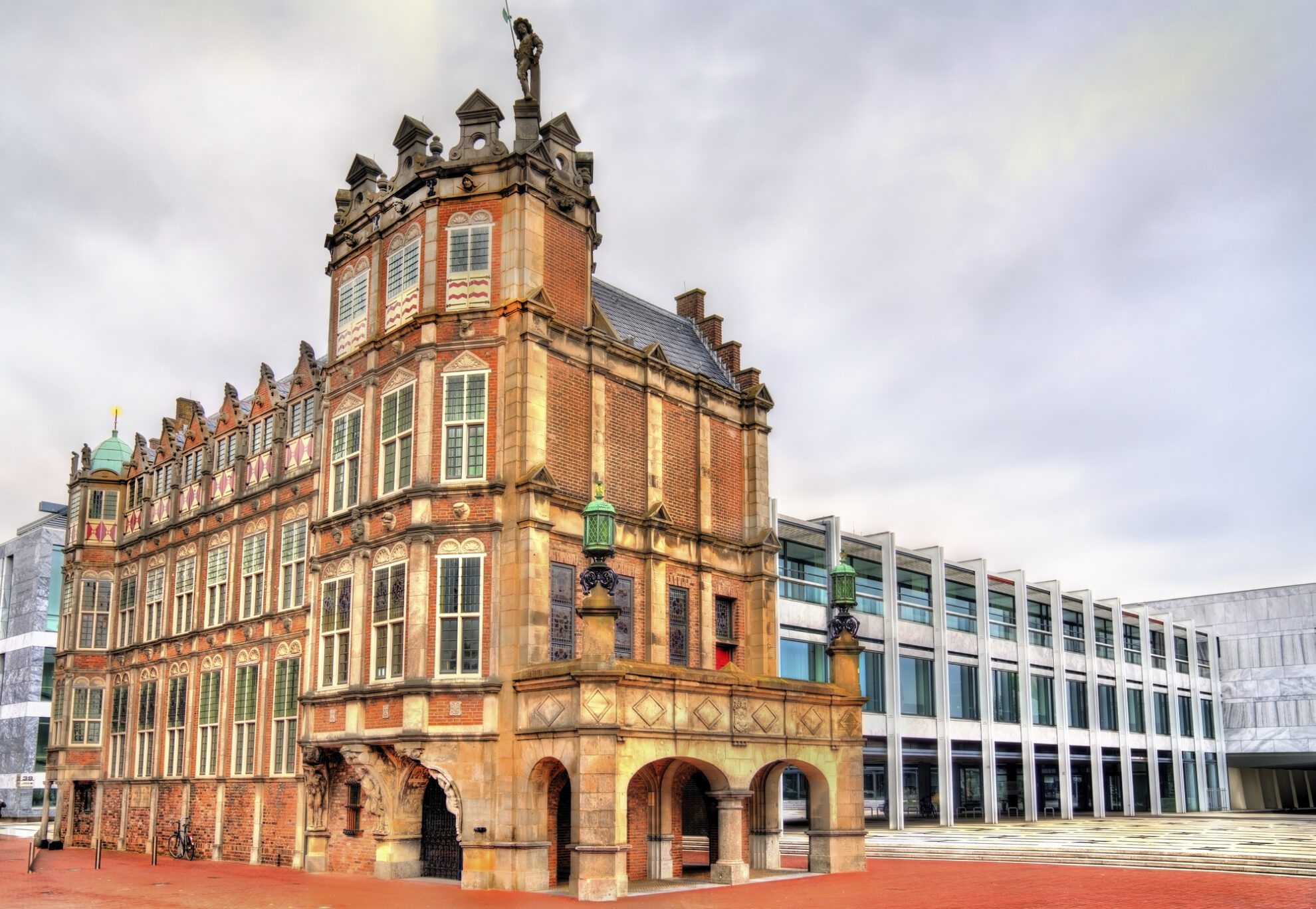 Das Rathaus von Arnheim, Niederlande