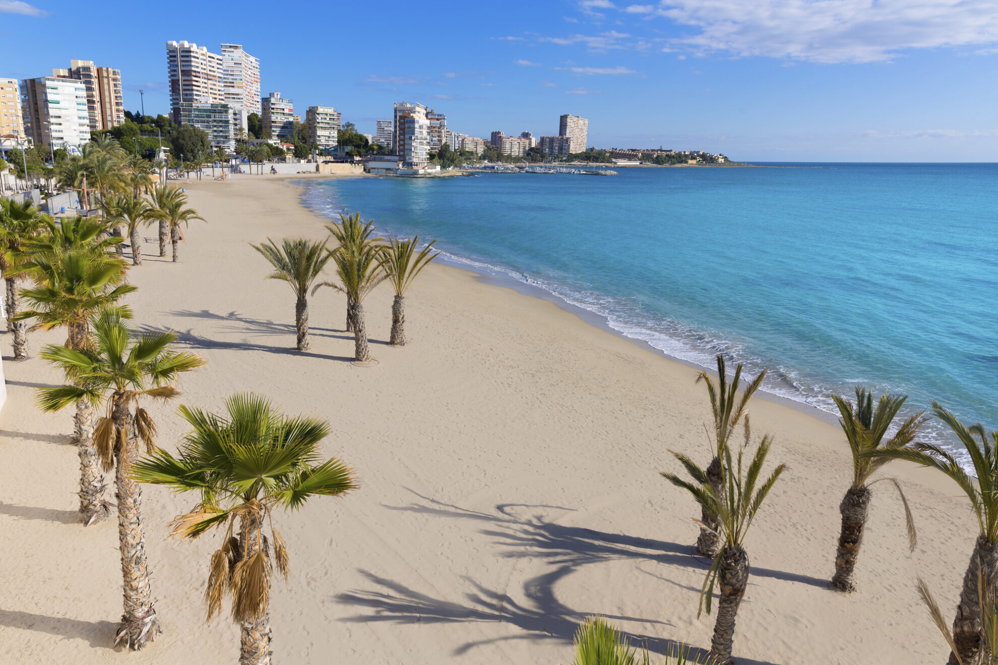 Strand in Alicante, Spanien