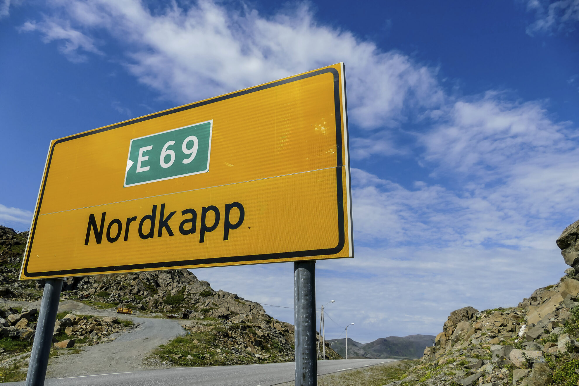 Straße zum Nordkap