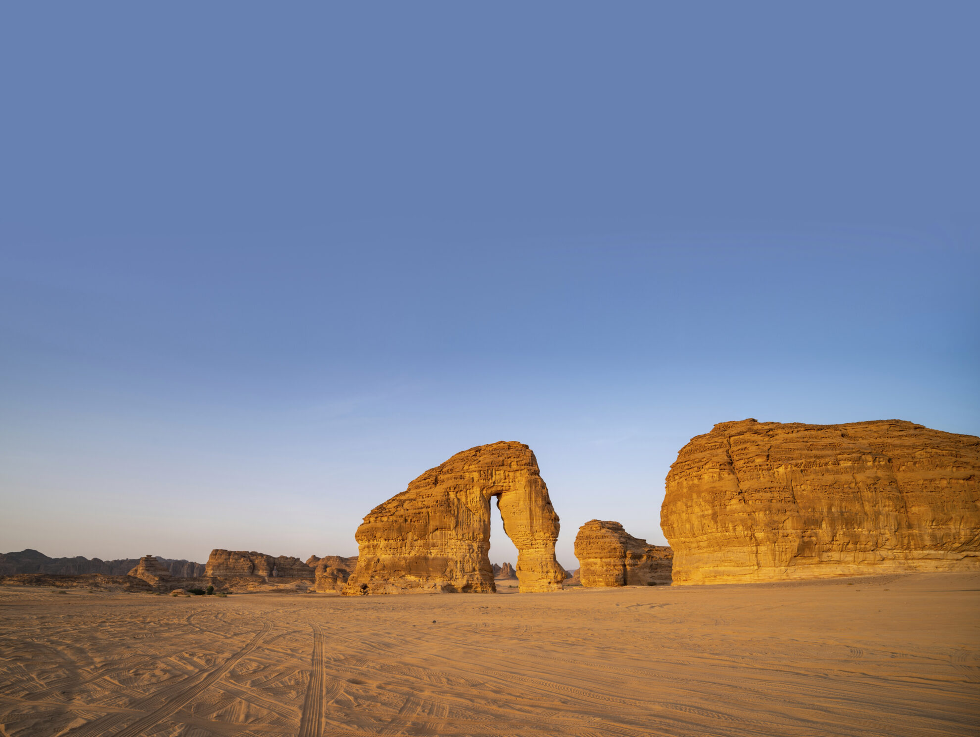 Elephant Rock nahe Al-Ula, Saudi-Arabien
