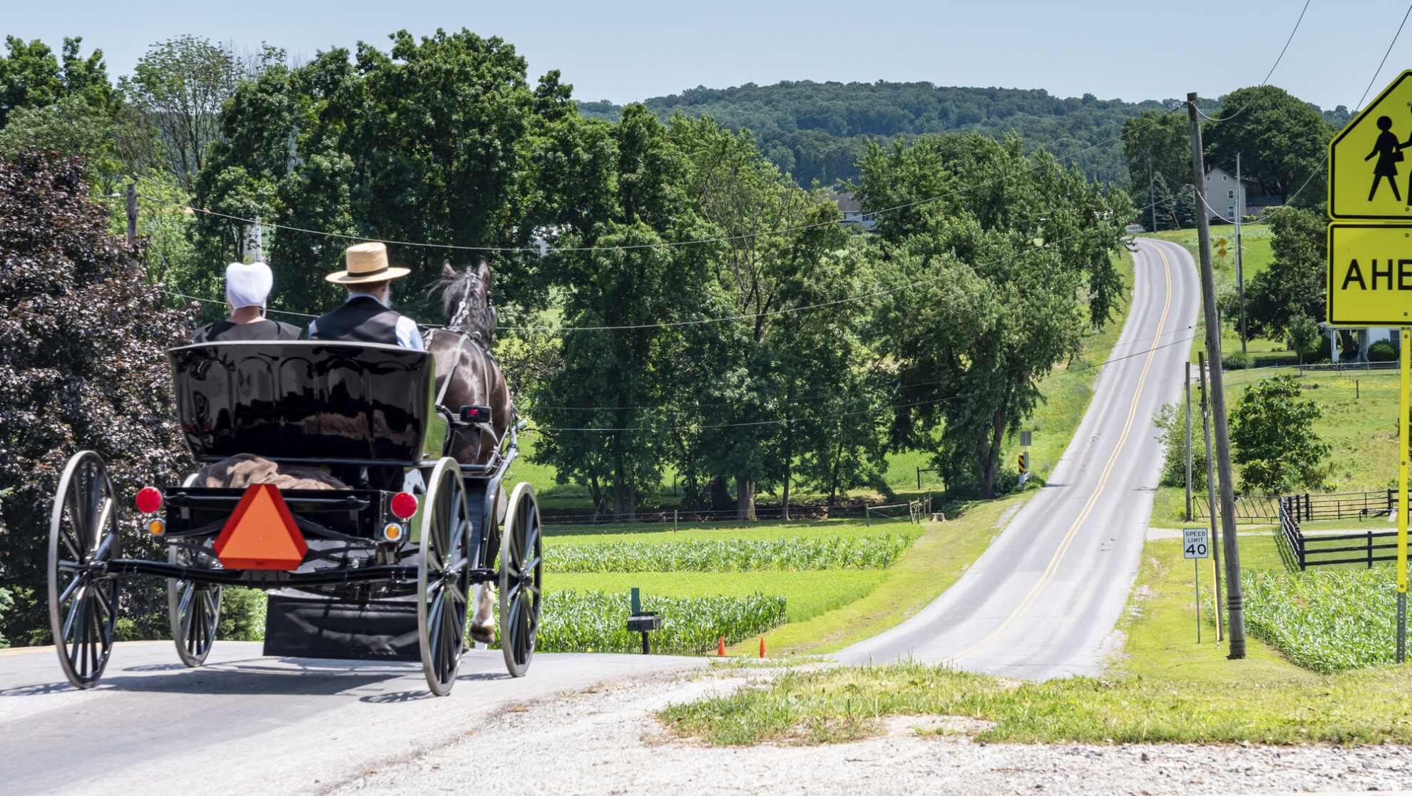 Amish People in Pennsylvania