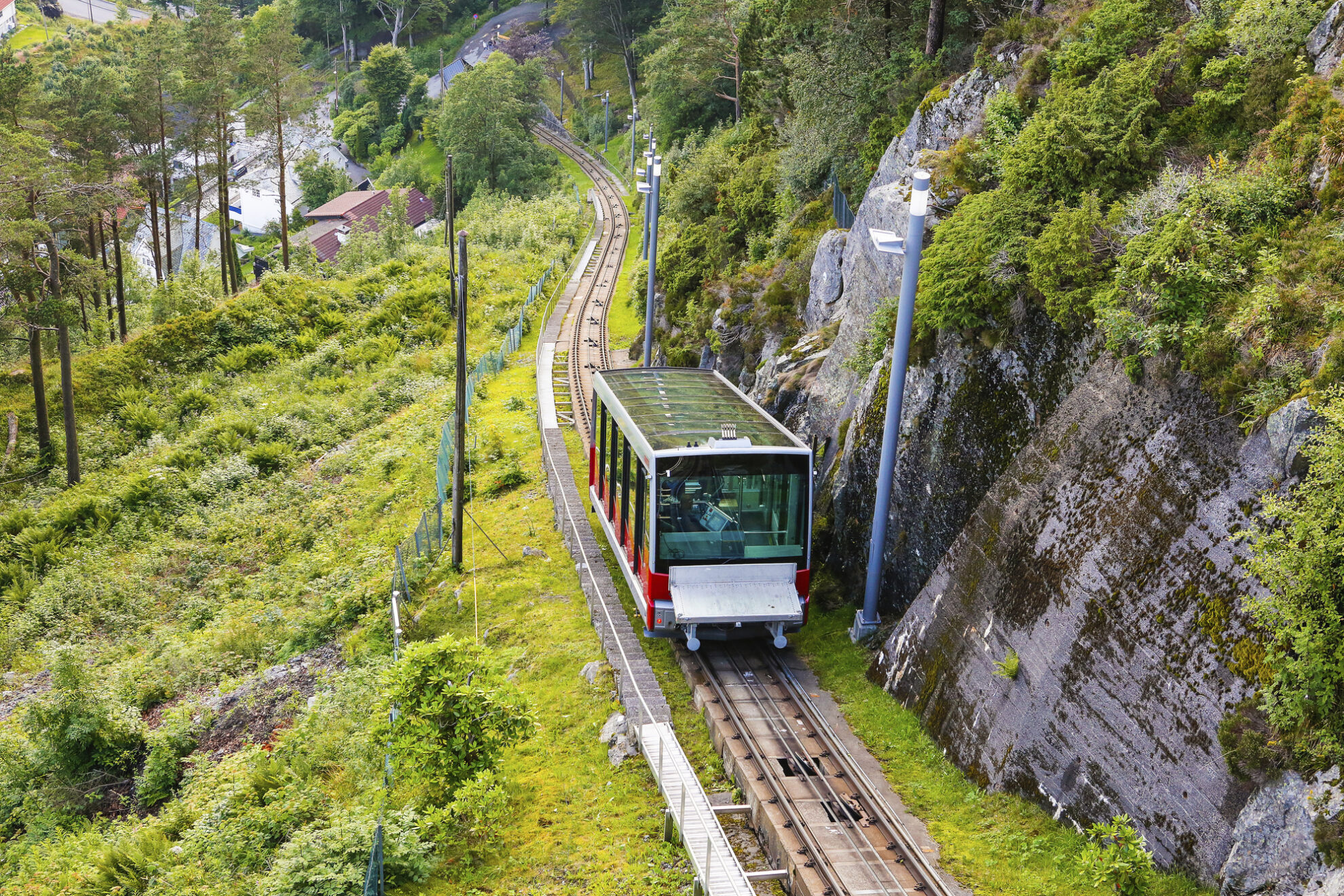 Bergen, Bahn