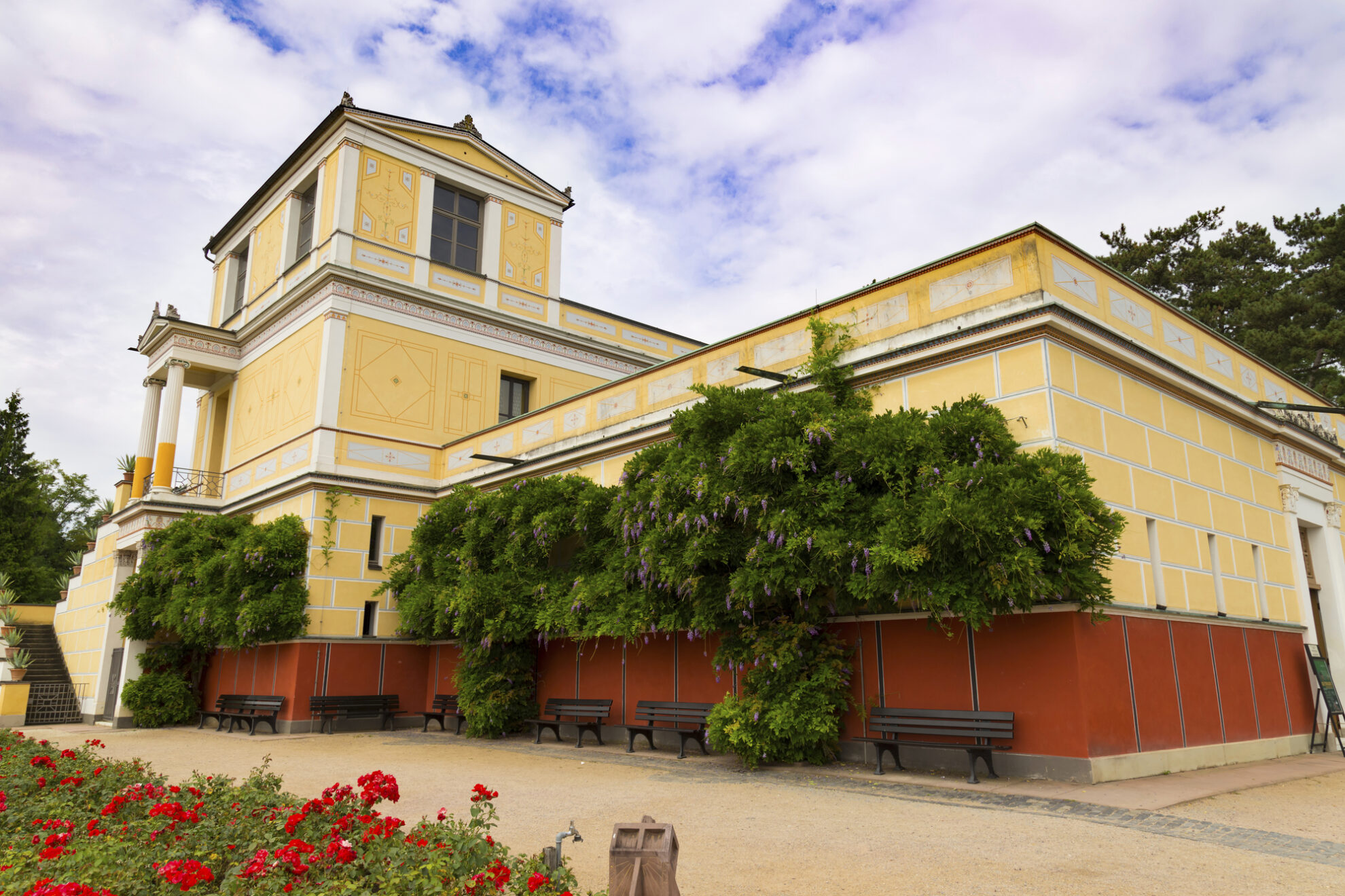 Pompejanum Gebäude in Aschaffenburg, Deutschland