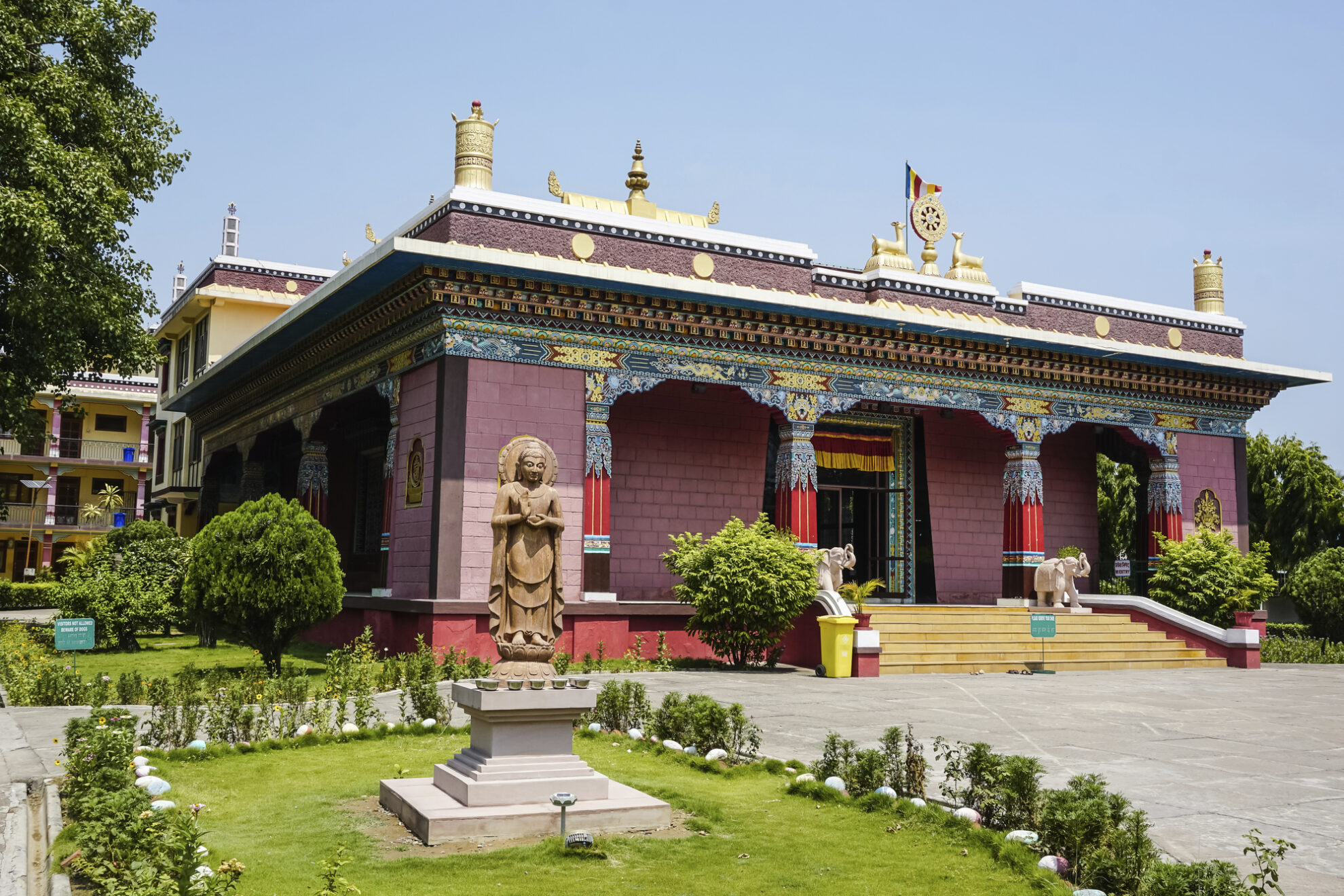Kloster in Bodhgaya, Indien