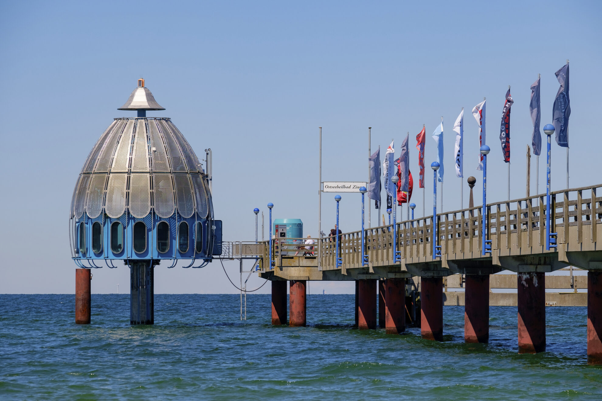 Seebrücke in Zingst, Deutschland