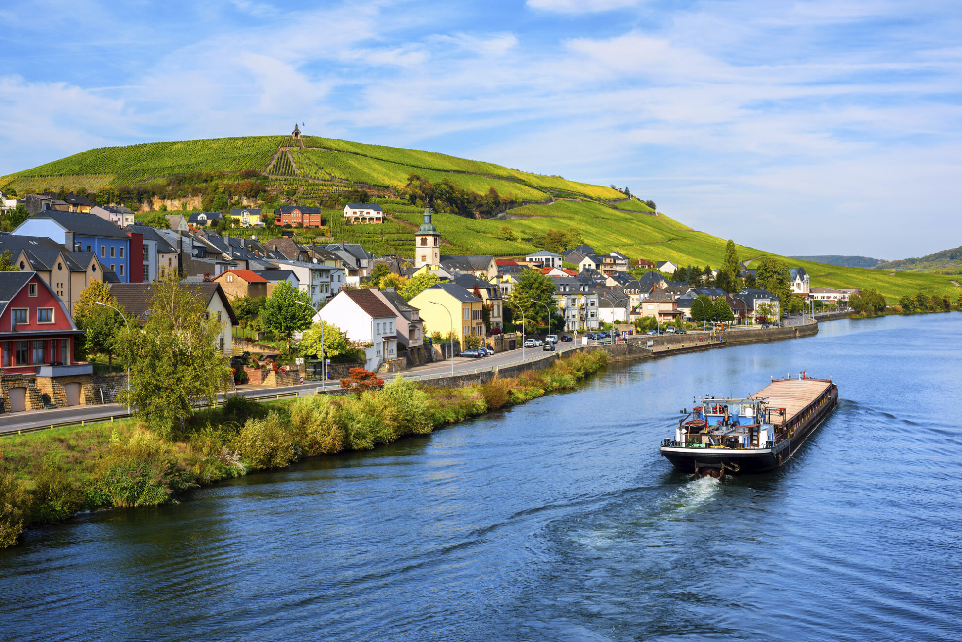 Wormeldange Frachtschiff, Luxemburg
