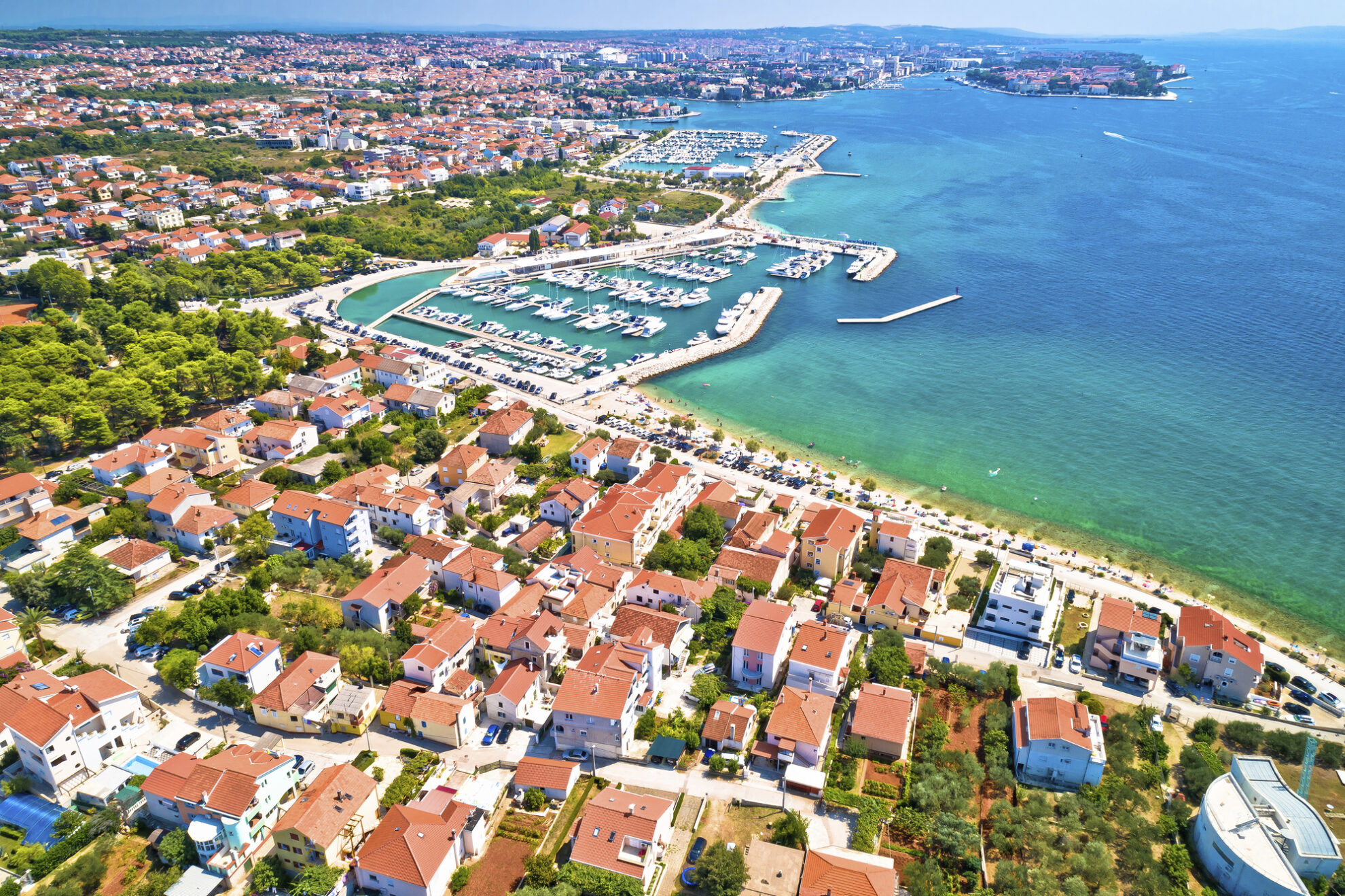 Luftaufnahme von Zadar, Kroatien