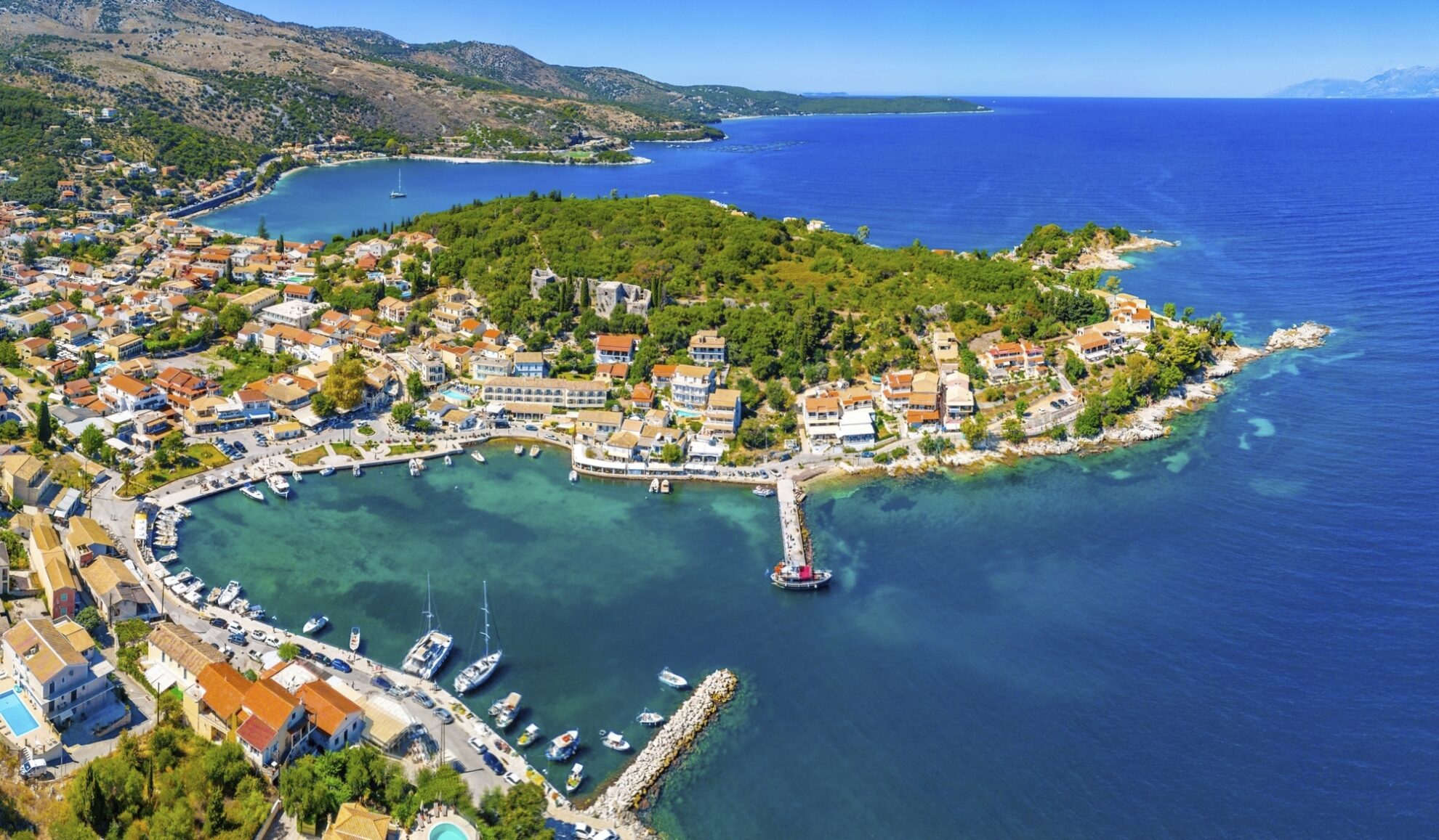 Kassiopi Hafen
