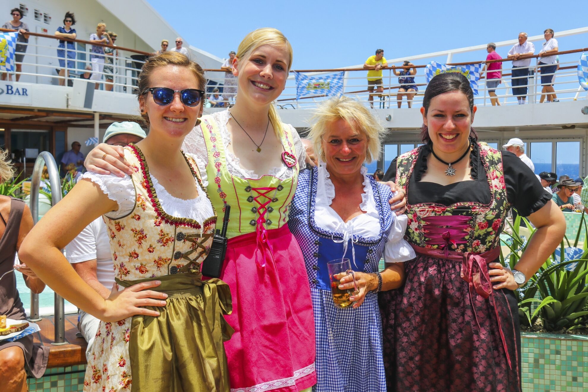 Frühschoppen auf MS Artania