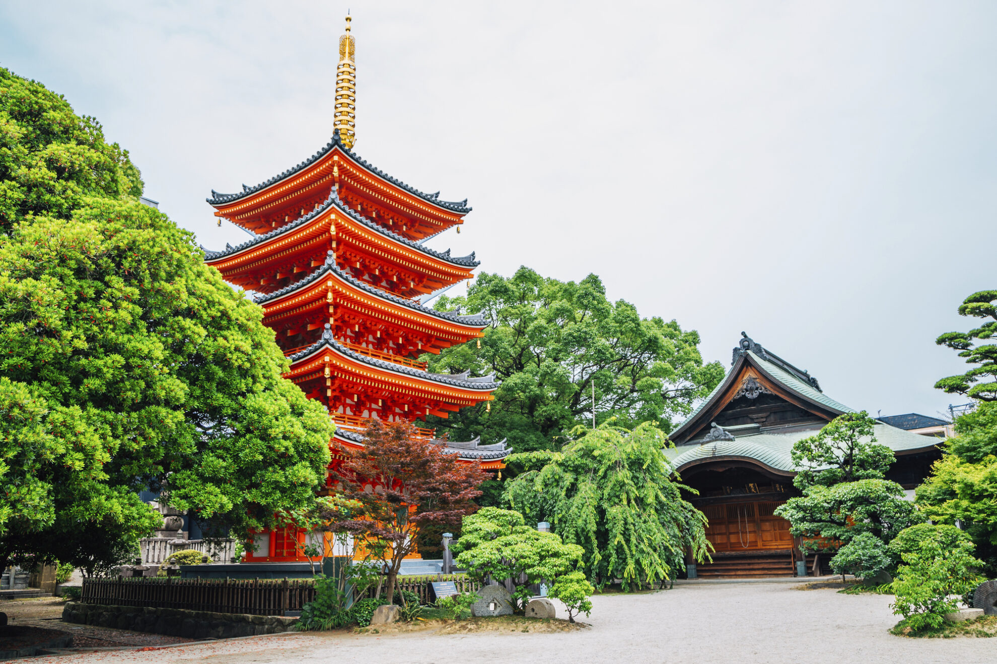 Hakata, Fukuoak Tochoji Schrein