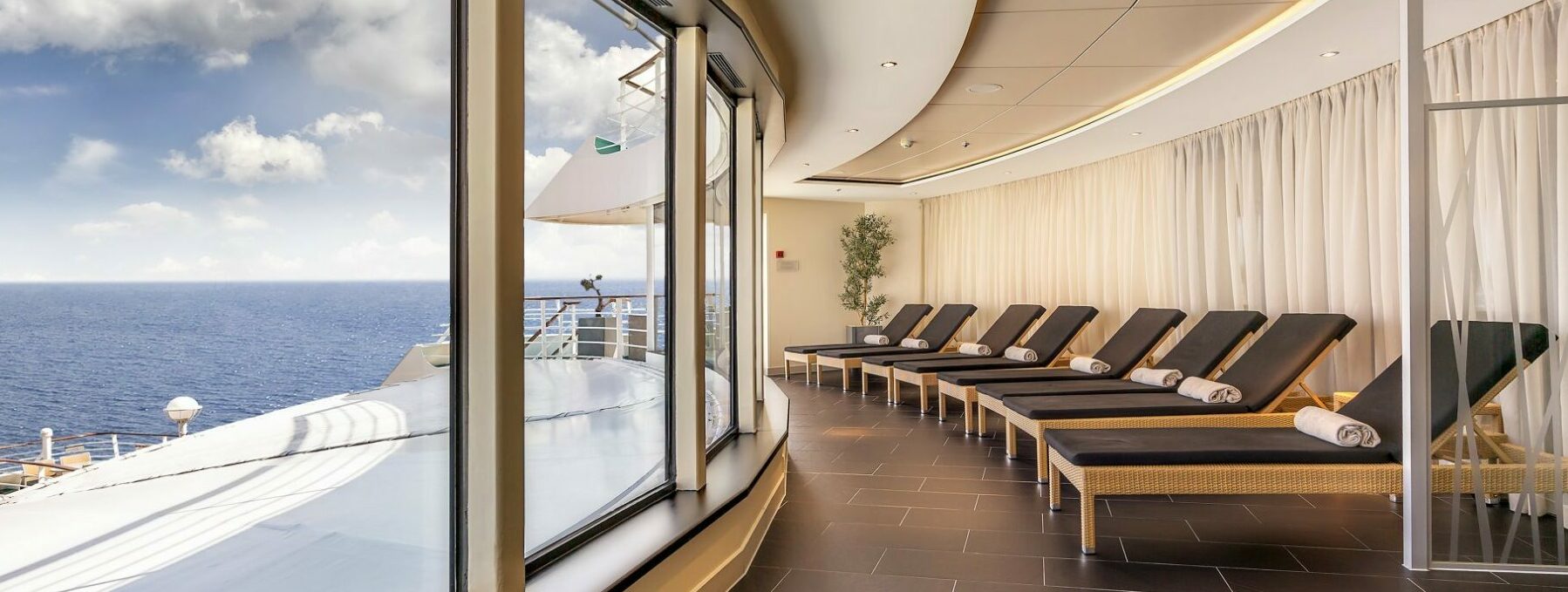 Ruheaum im Spa Bereich von MS Amadea