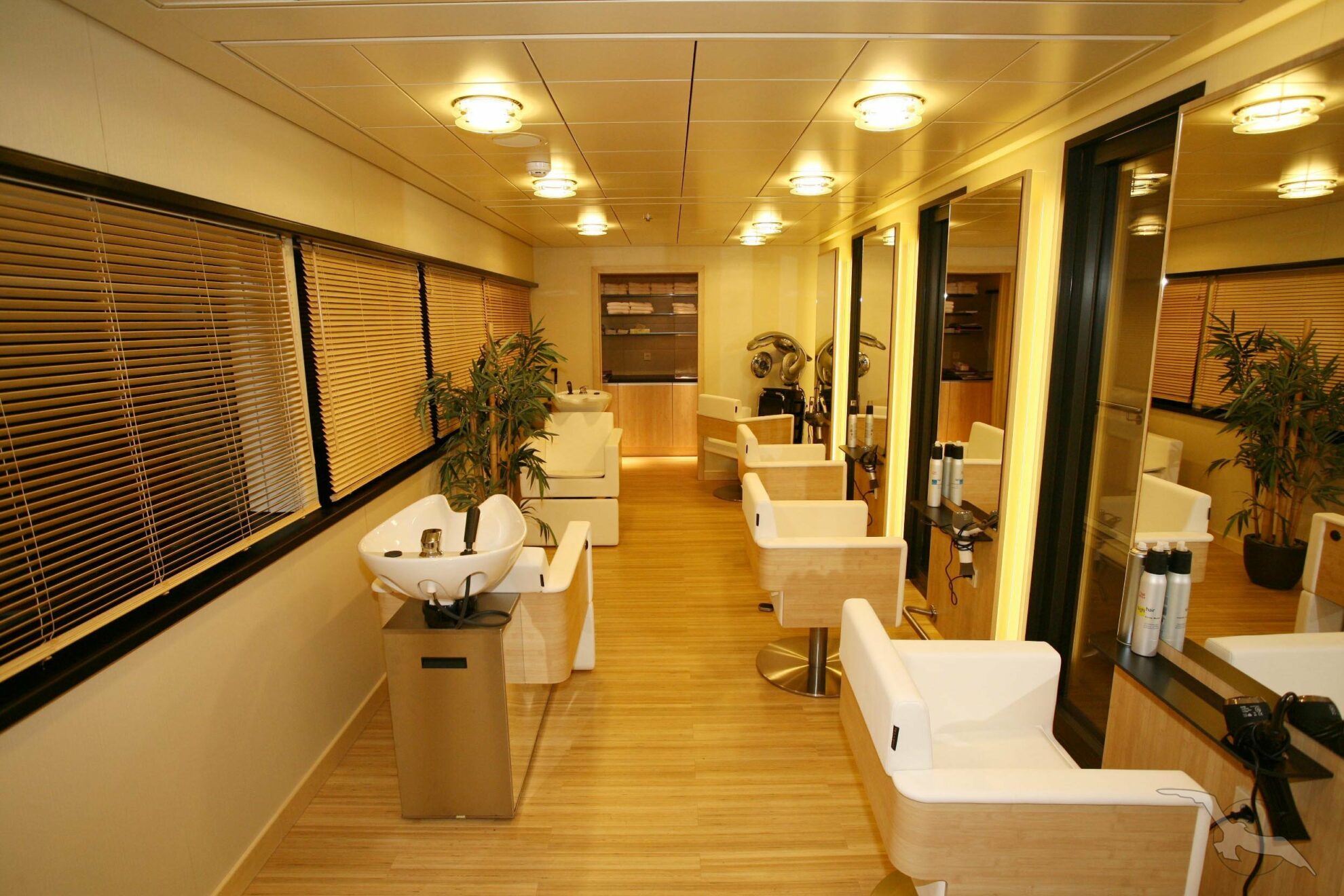 Friseursalon auf MS Amadea