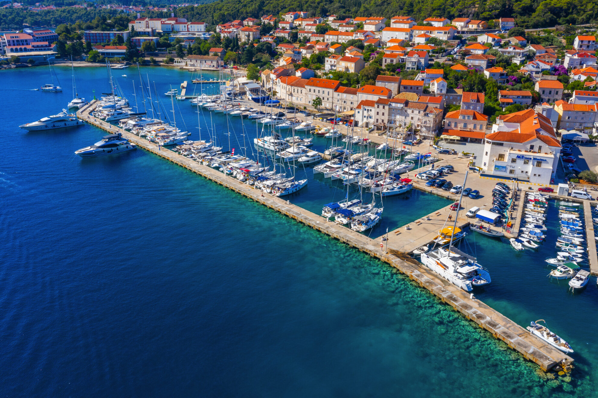 Marina in Korcula