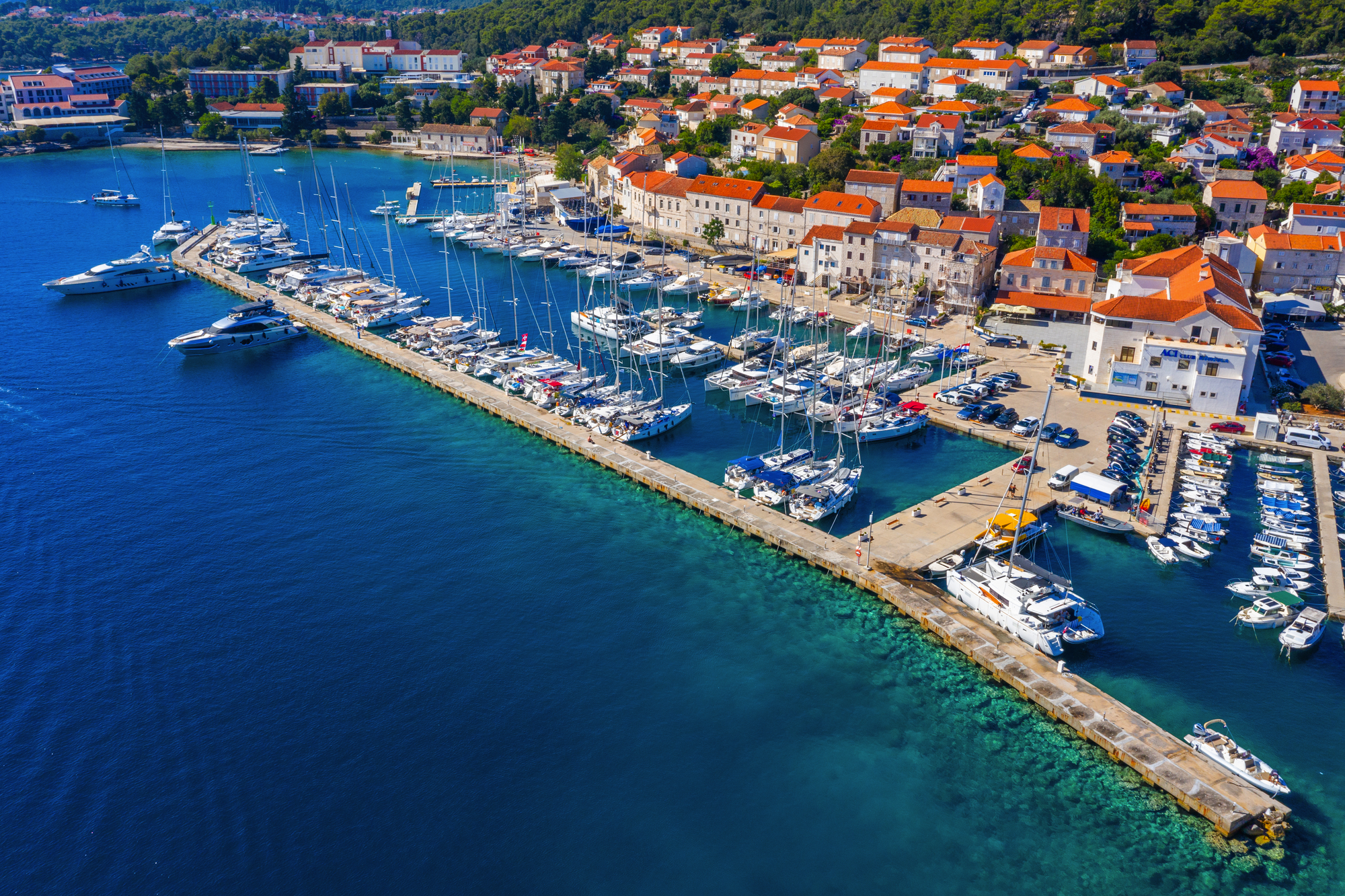 Marina in Korcula
